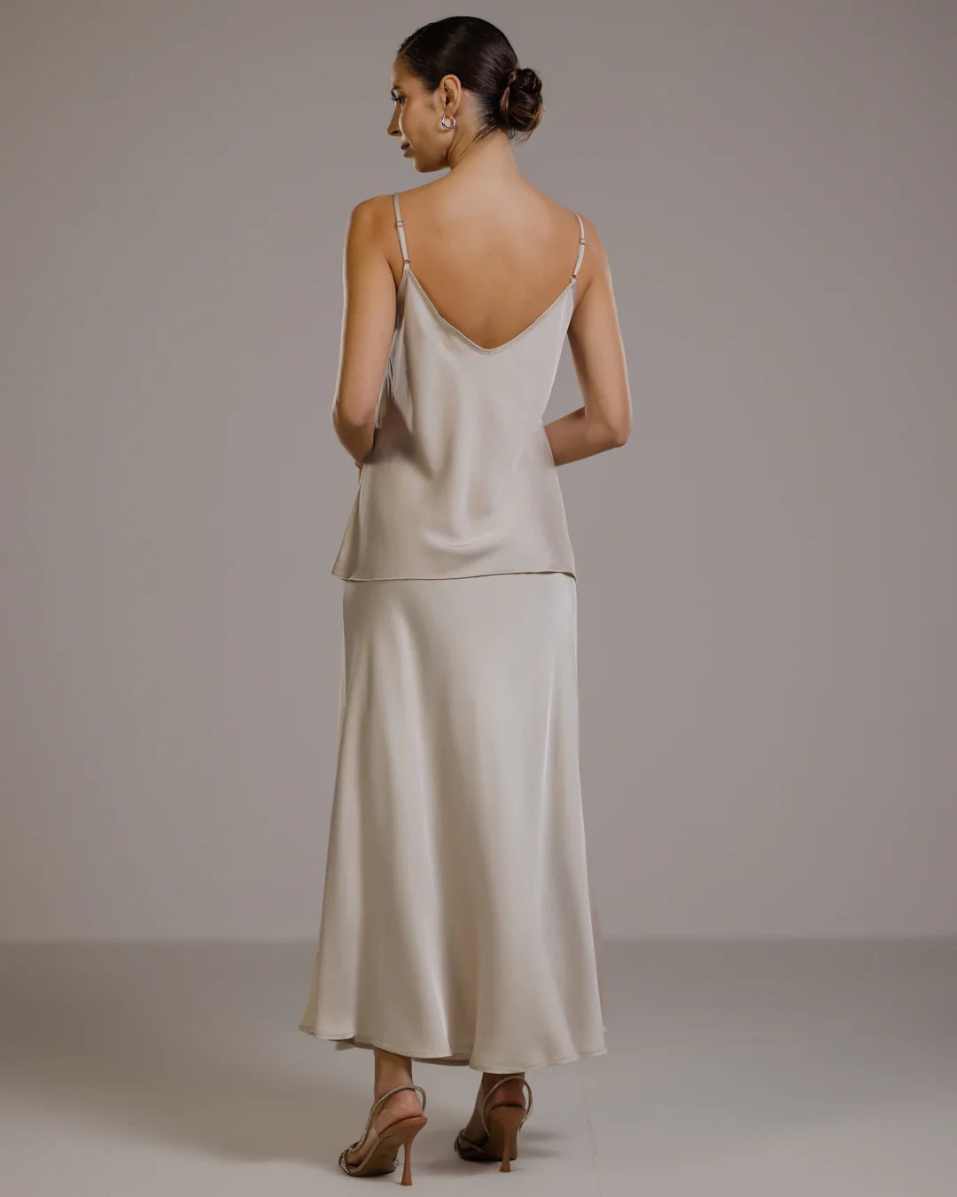 Arabella Lace Trim Vest | Light Beige - Image 4