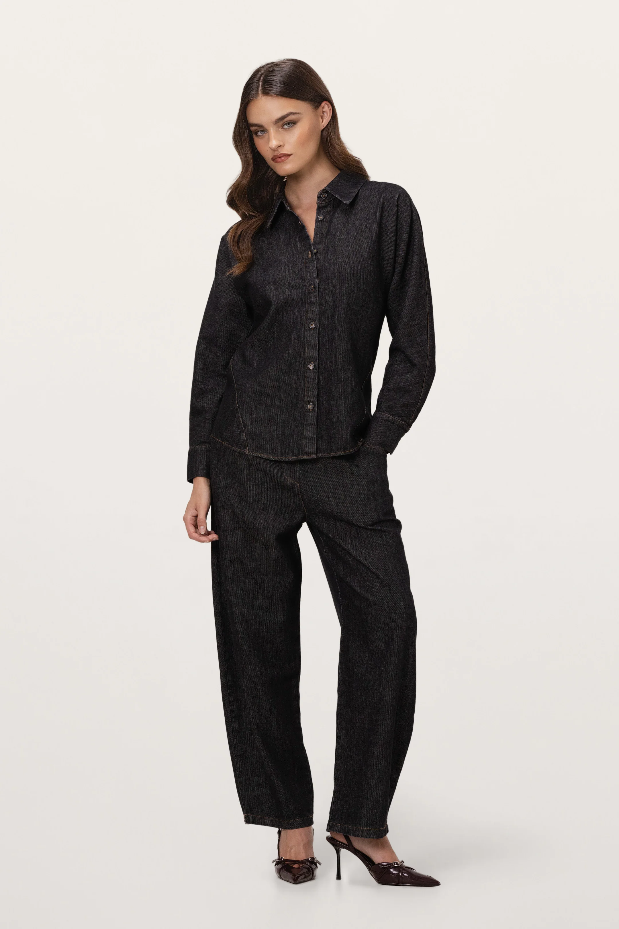 Aspen Button Up Shirt | Dark Denim - Image 6