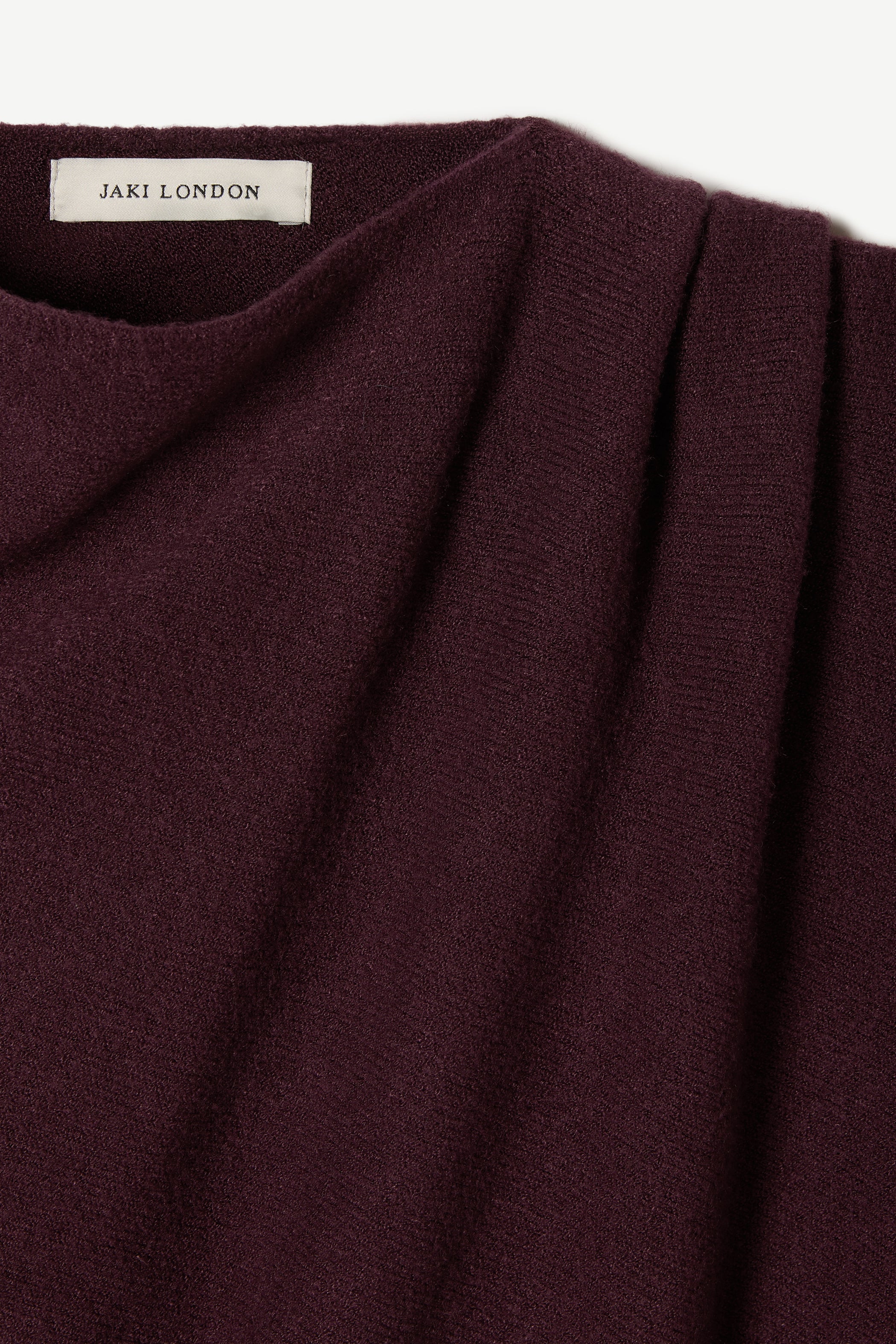 Asymmetric Draped | Amethyst Plum | Seamless Knit - Image 9