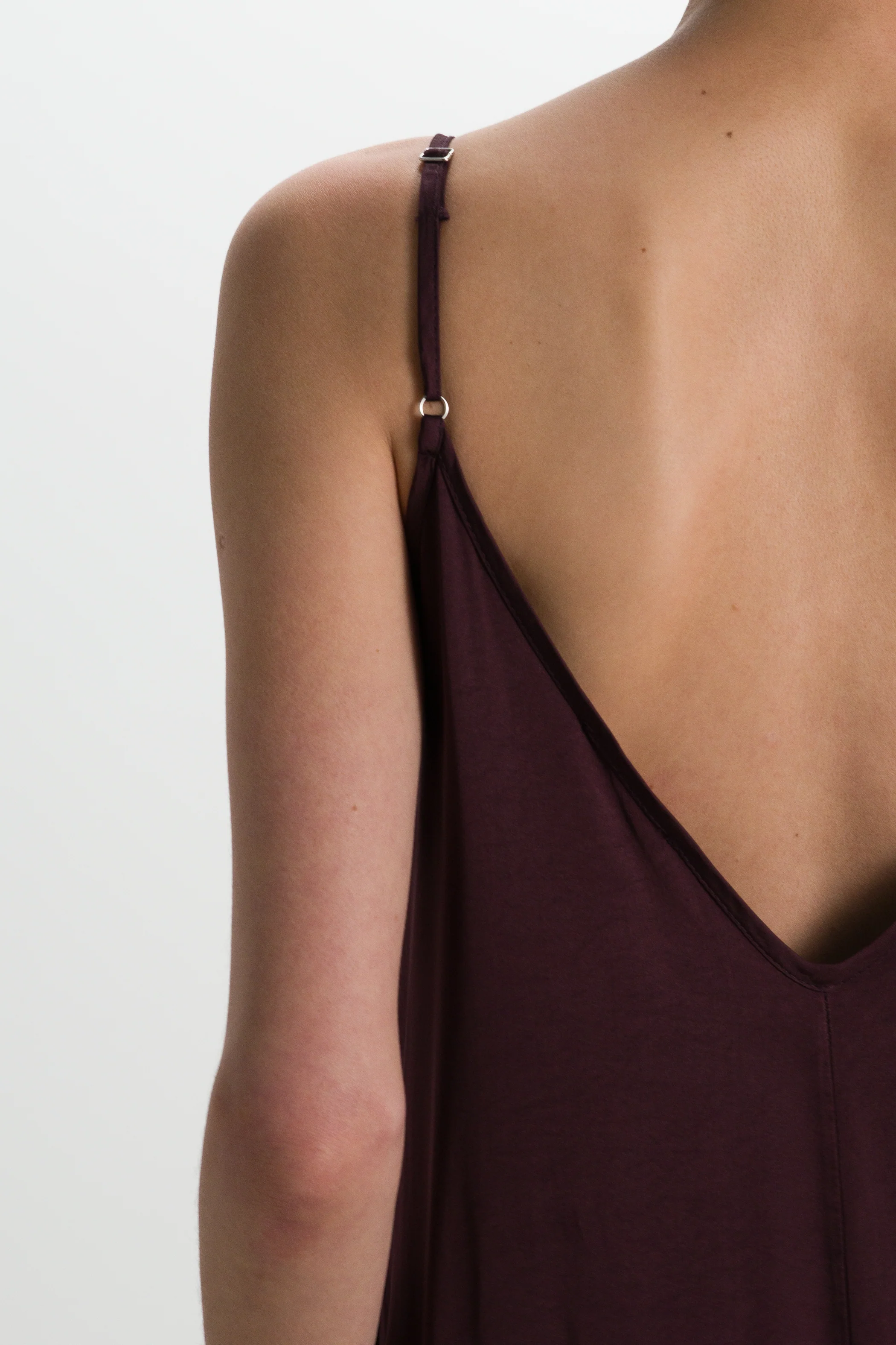 Audrey Satin Jumpsuit | Amethyst Plum - Image 3