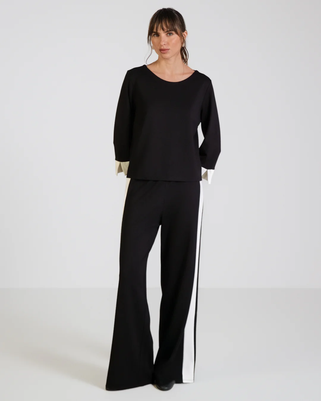 Bellamy Elastic Waist Trousers | Black - Image 6