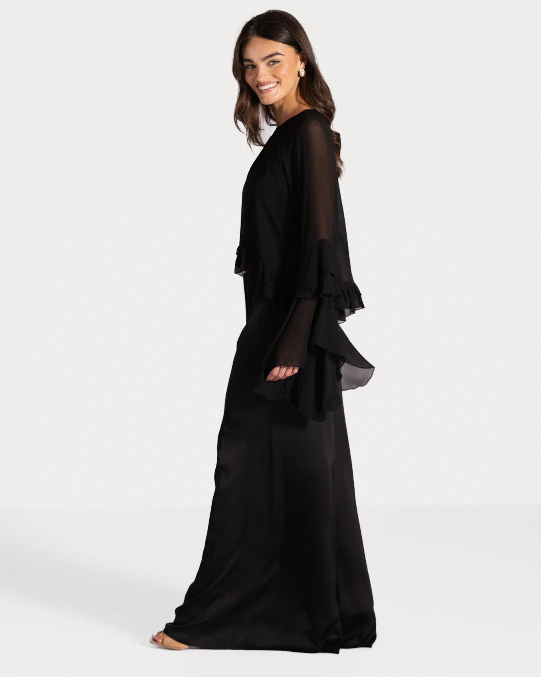 Blair Ruffle Blouse | Black - Image 5