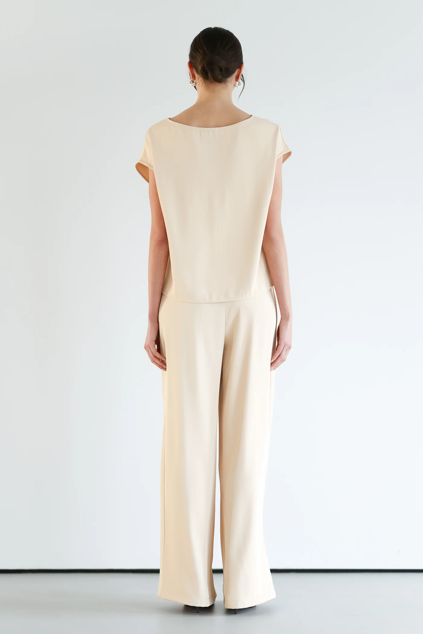 Blanchett Pleated Trousers | Almond Beige - Image 5