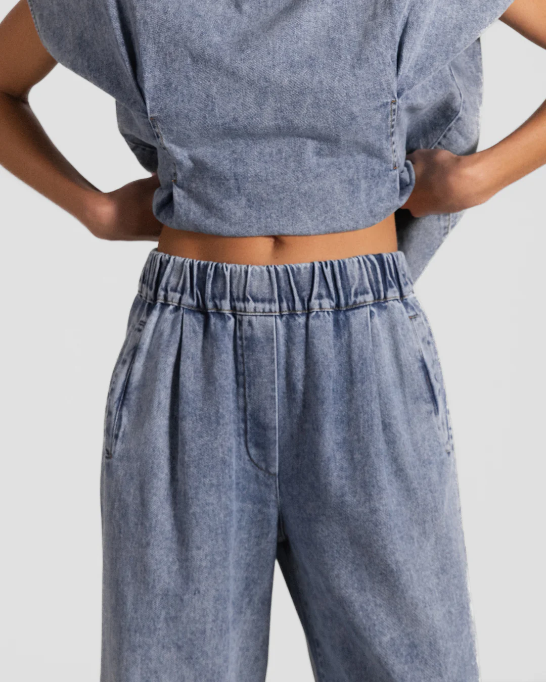 Brooke Elastic Waist Jeans | Denim Blue - Image 4