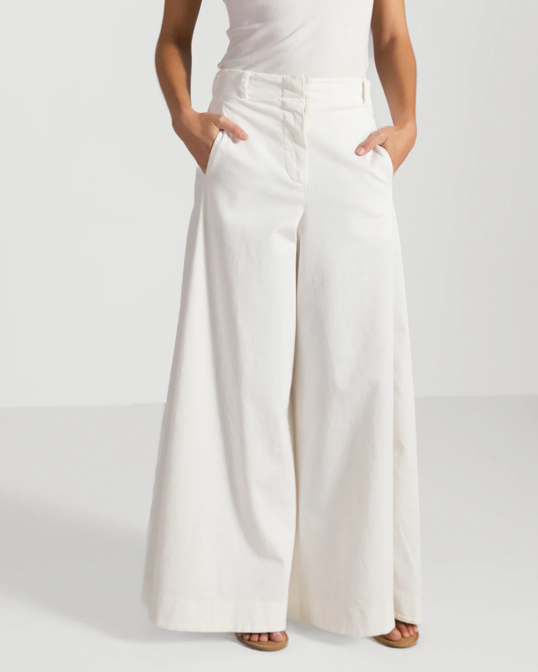 Dakota Palazzo Jeans | Ivory
