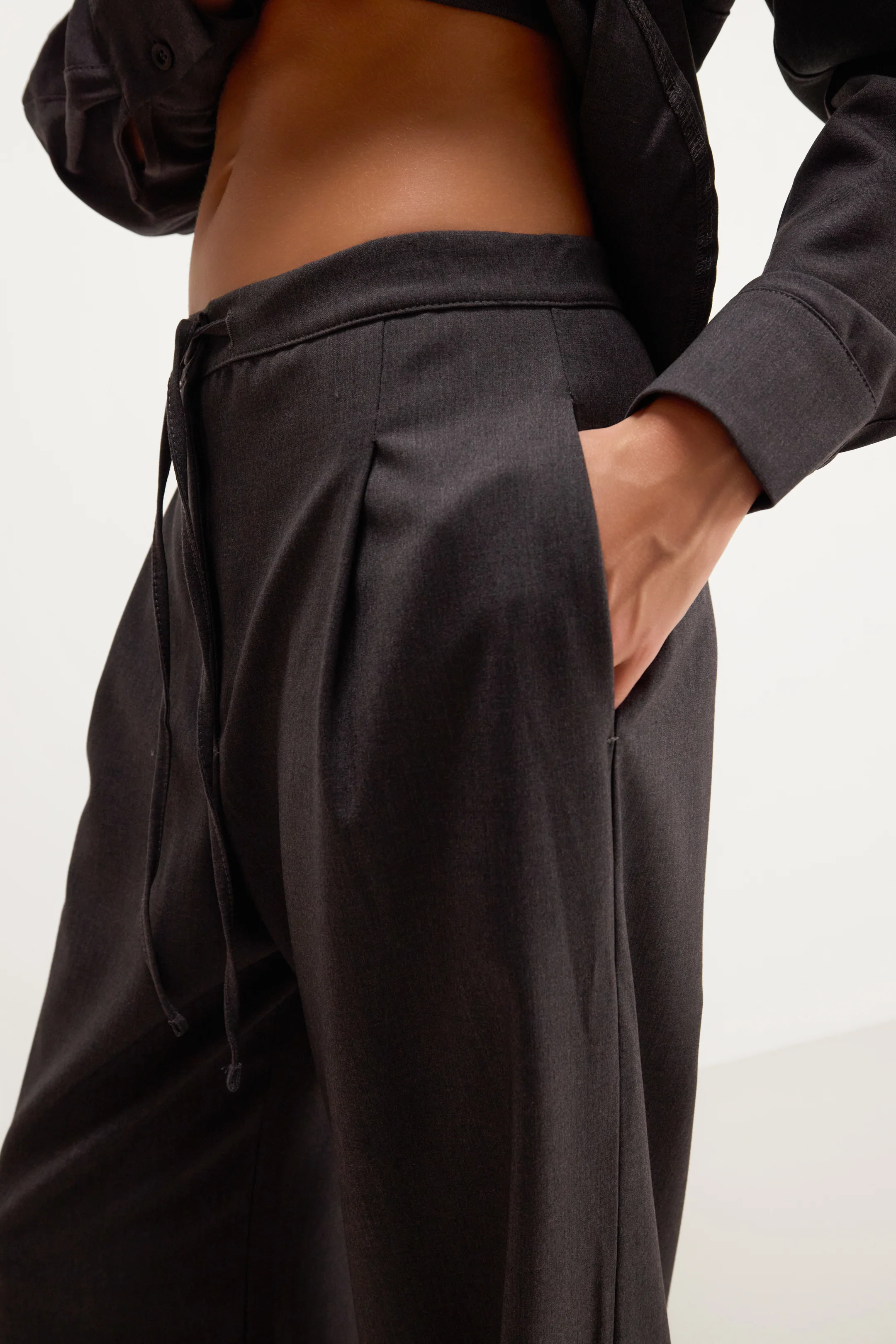 Ellis Trousers | Charcoal - Image 2