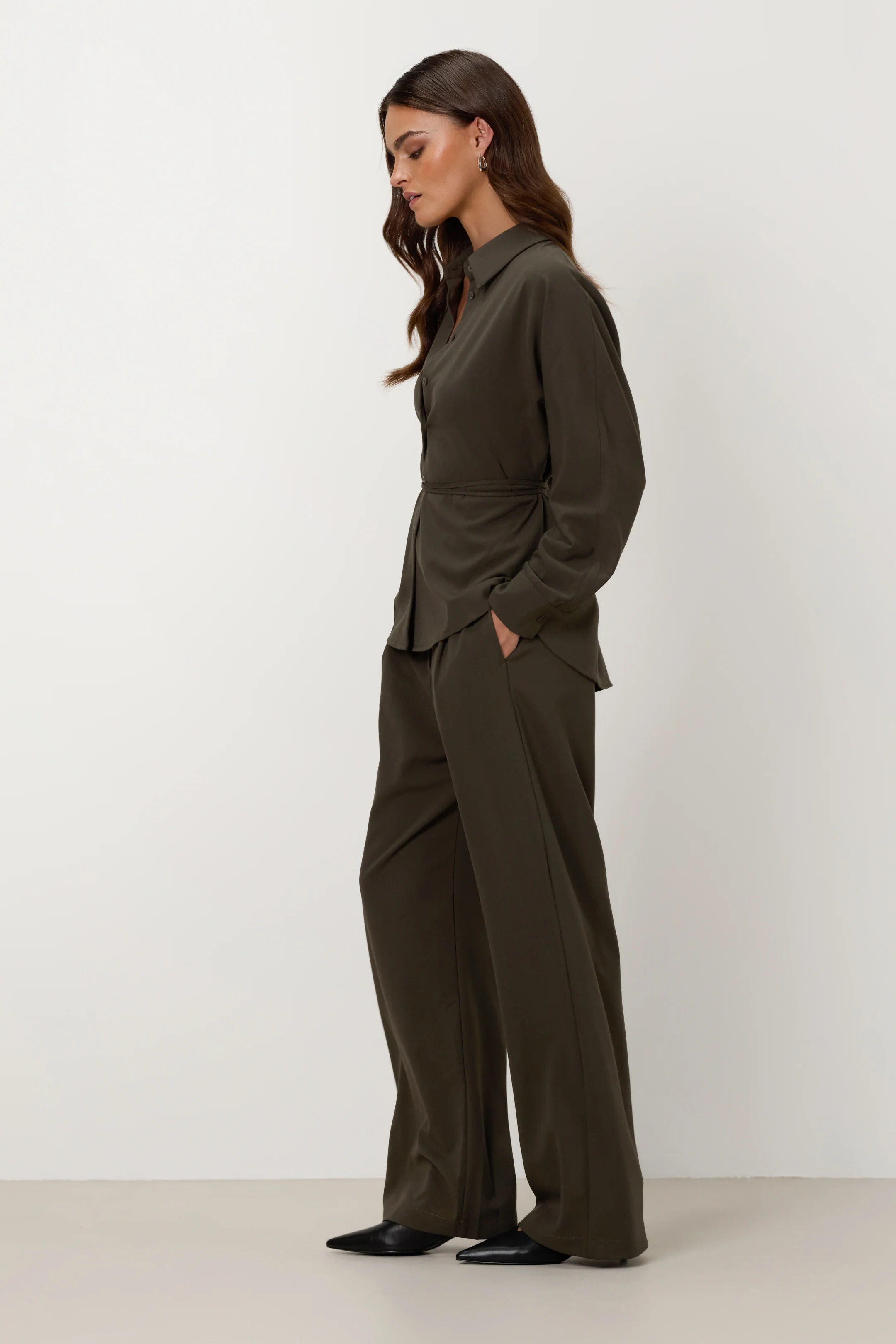 Ellis Trousers | Khaki - Image 7