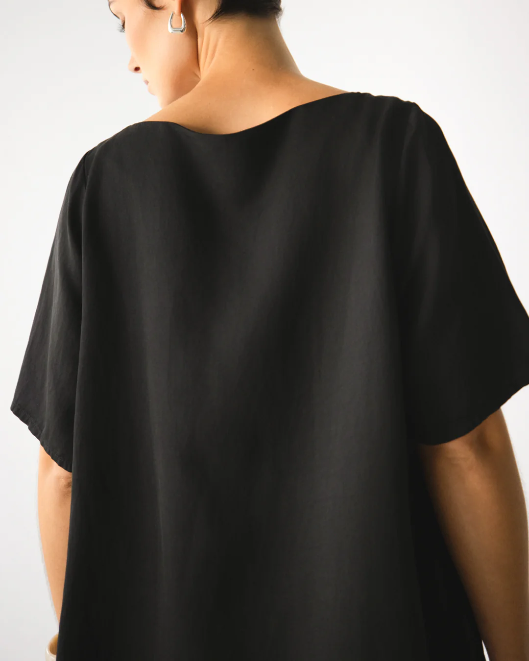 Esther Boxy Tee | Black - Image 4