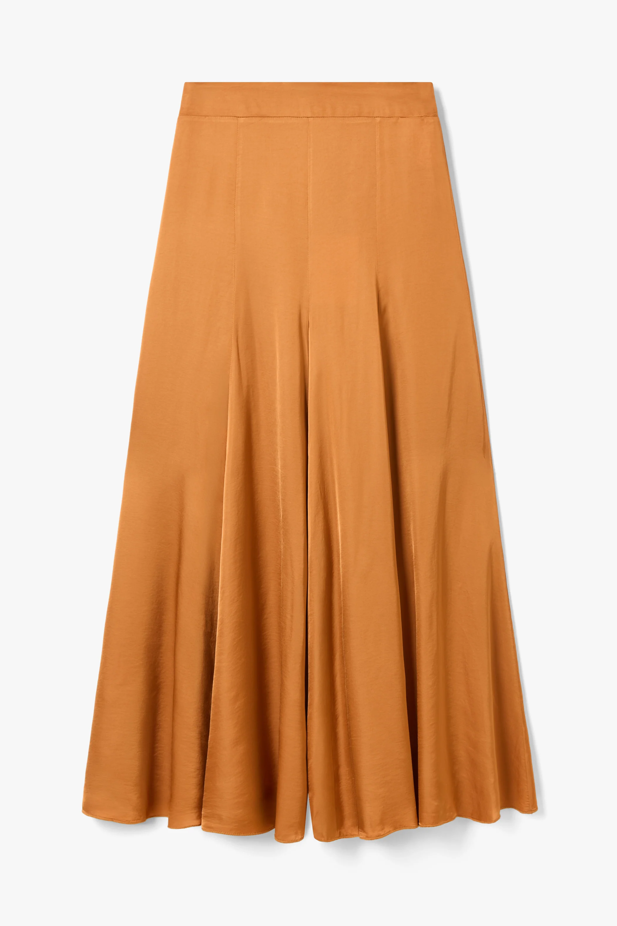Gigi Satin Trousers | Sunset Orange - Image 7