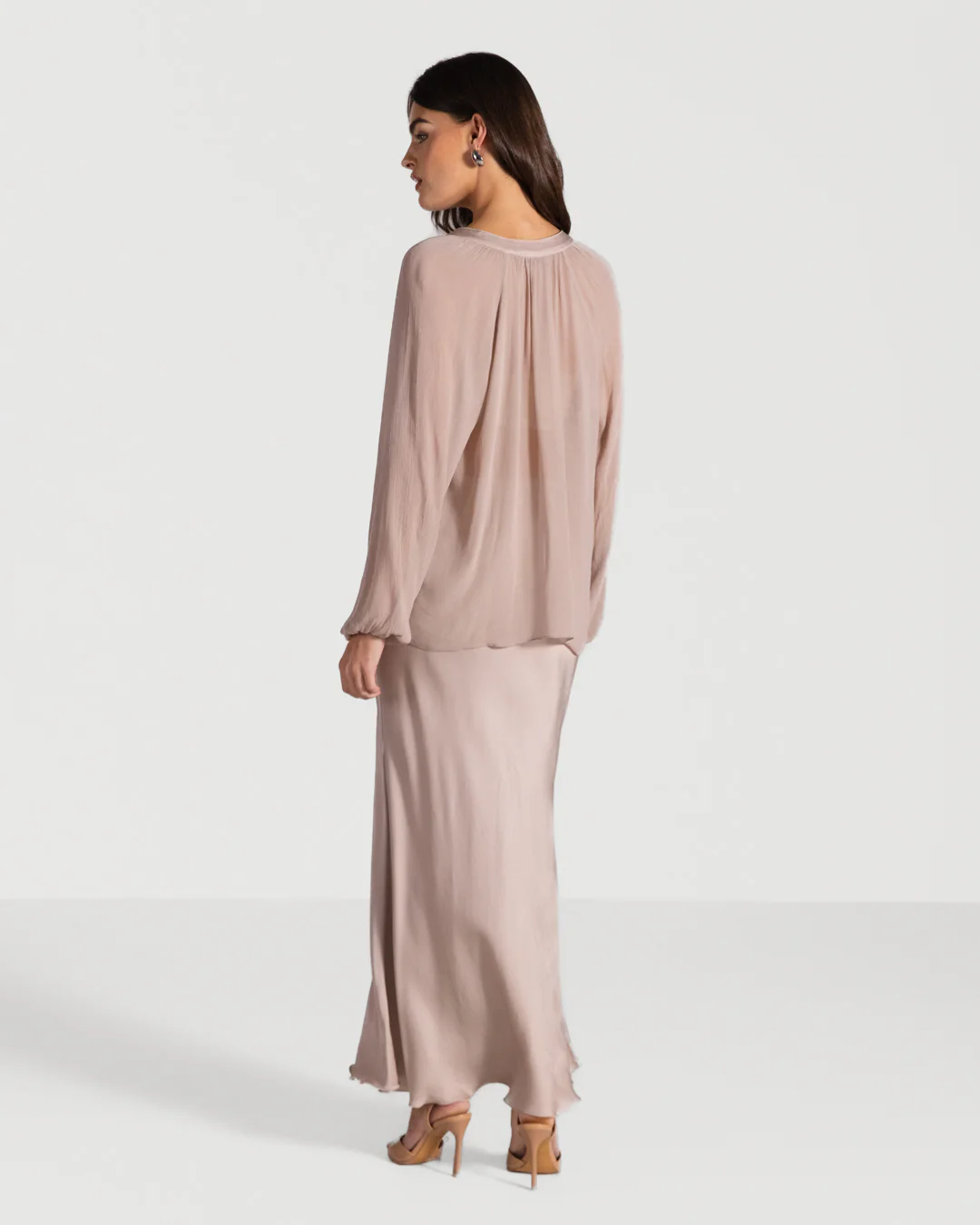 Jade Sheer Top | Dusty Pink - Image 6