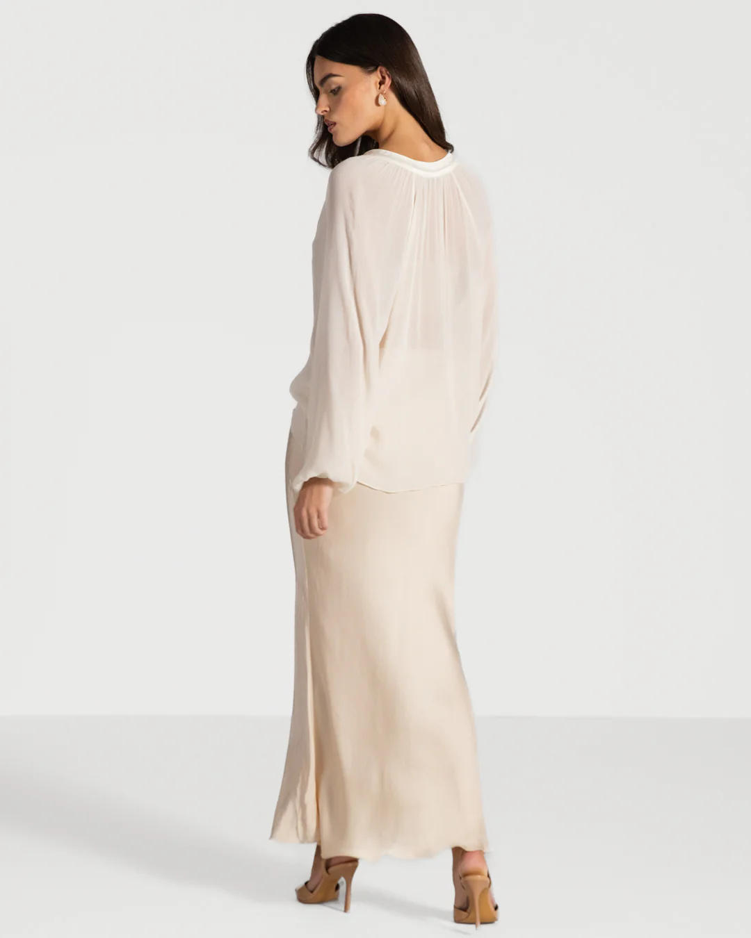 Jade Sheer Top | Ivory - Image 2
