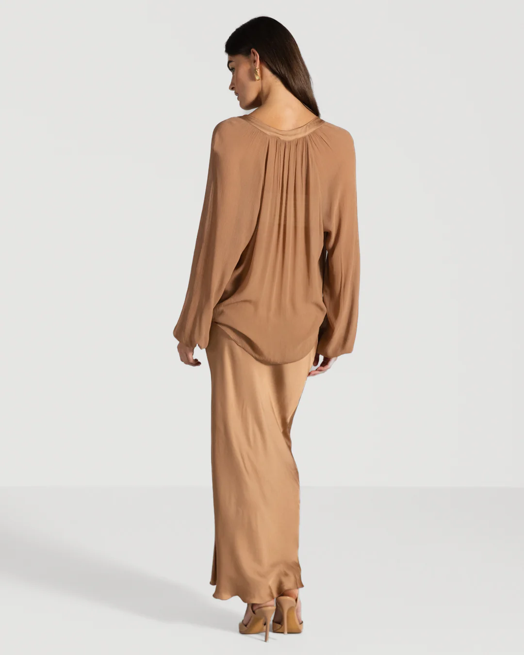 Jade Sheer Top | Tan - Image 5