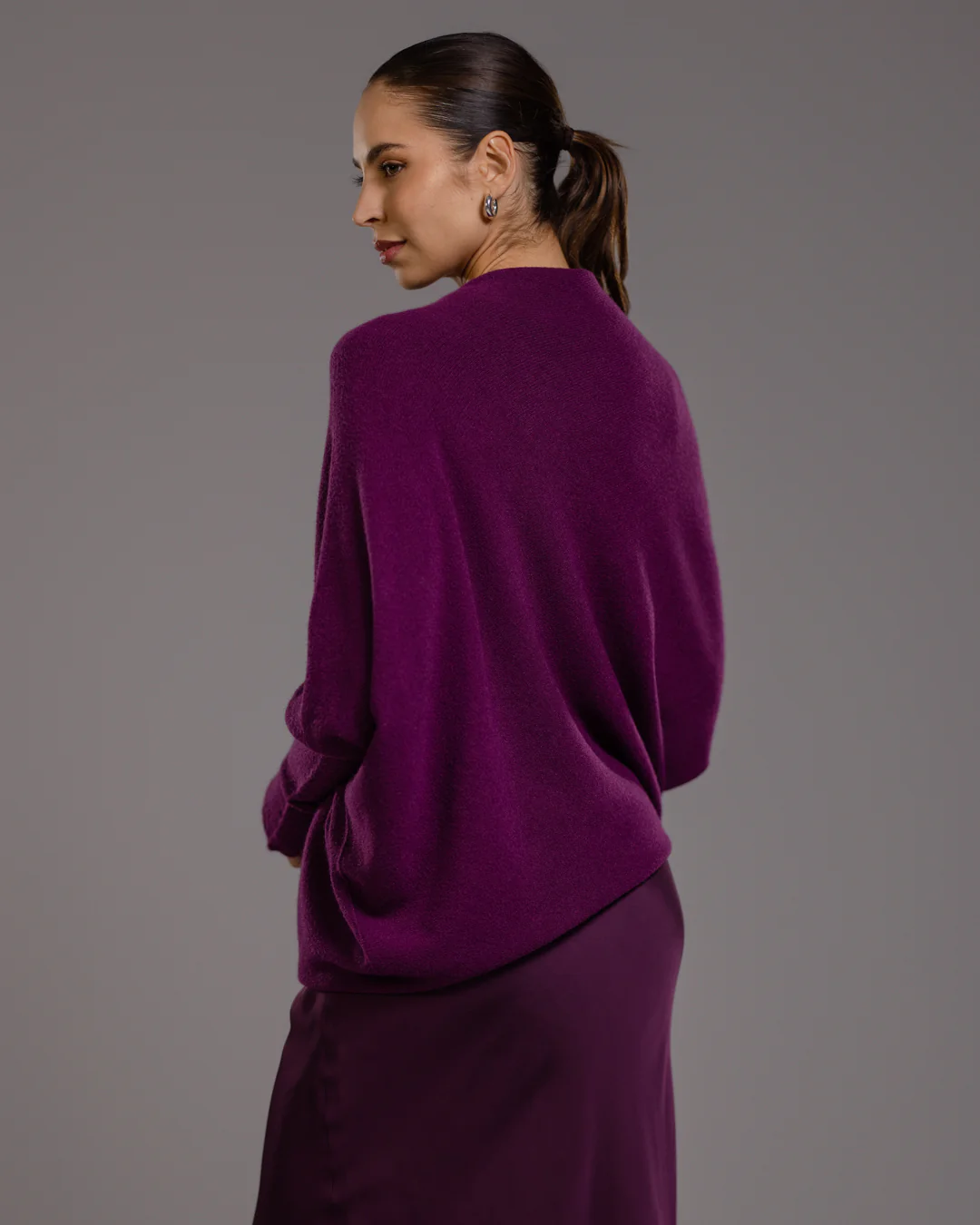 Asymmetric Draped | Violet - Image 3