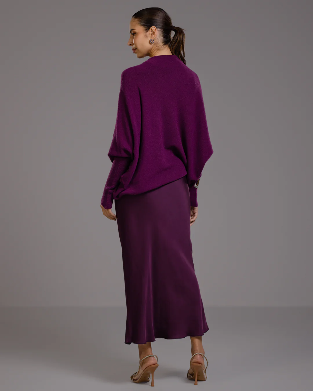 Asymmetric Draped | Violet - Image 4