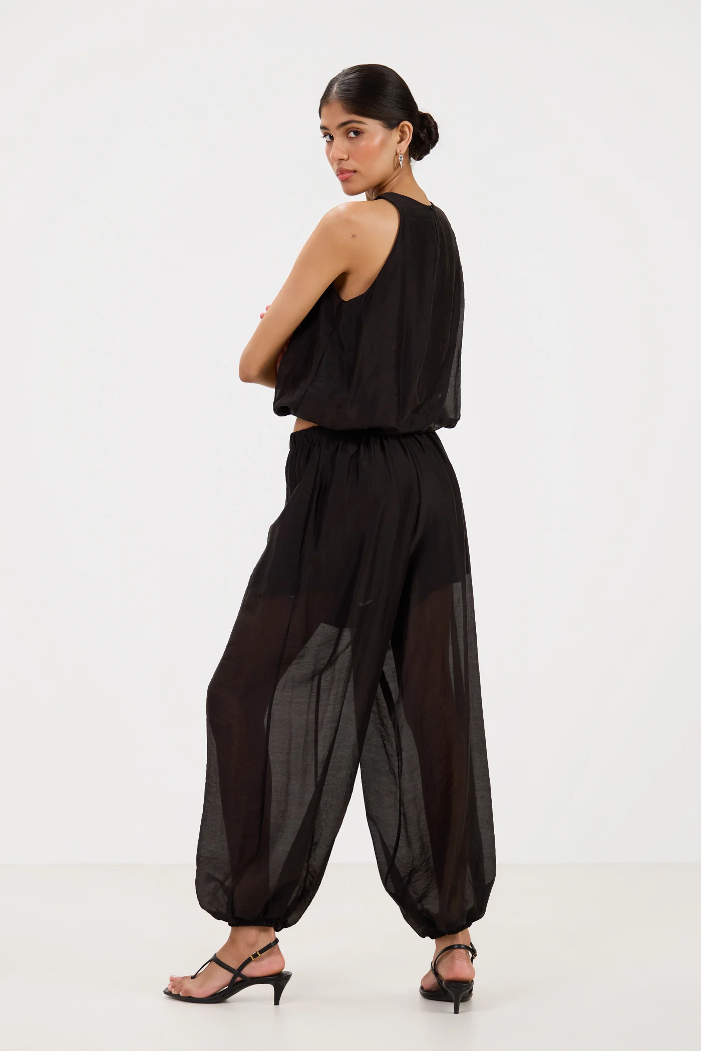 Jemima Balloon Top | Black - Image 2