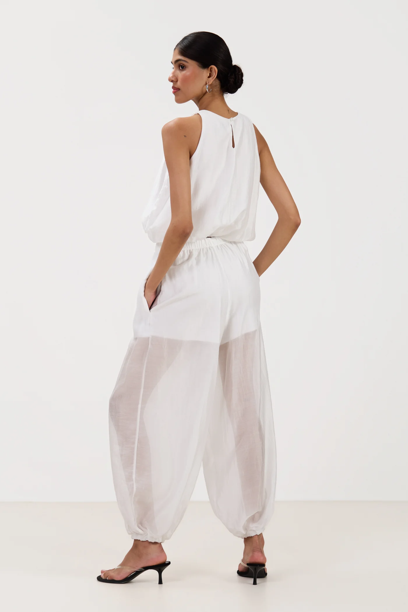 Jemima Balloon Top | White - Image 3