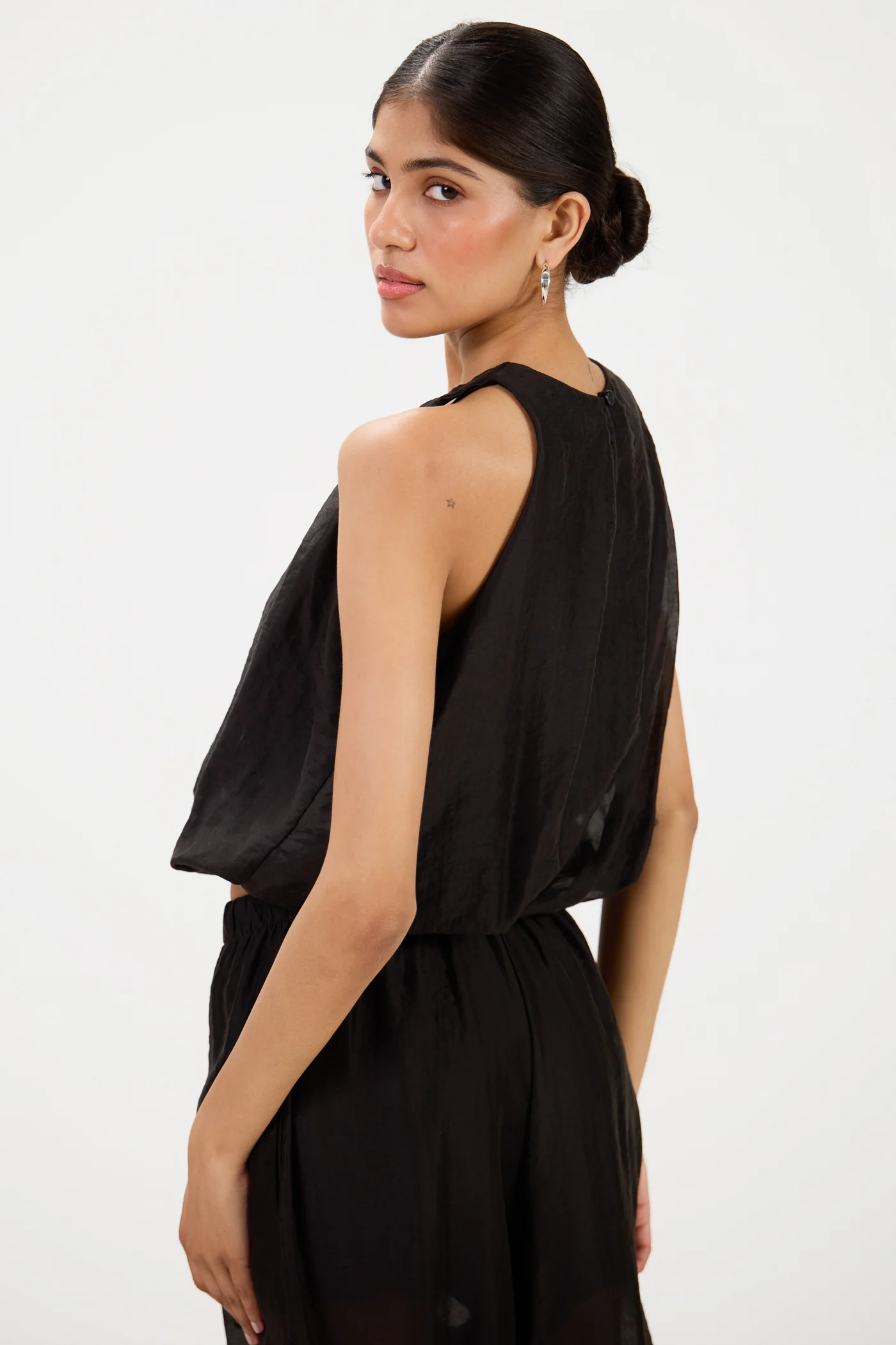 Jemima Balloon Top | Black - Image 3