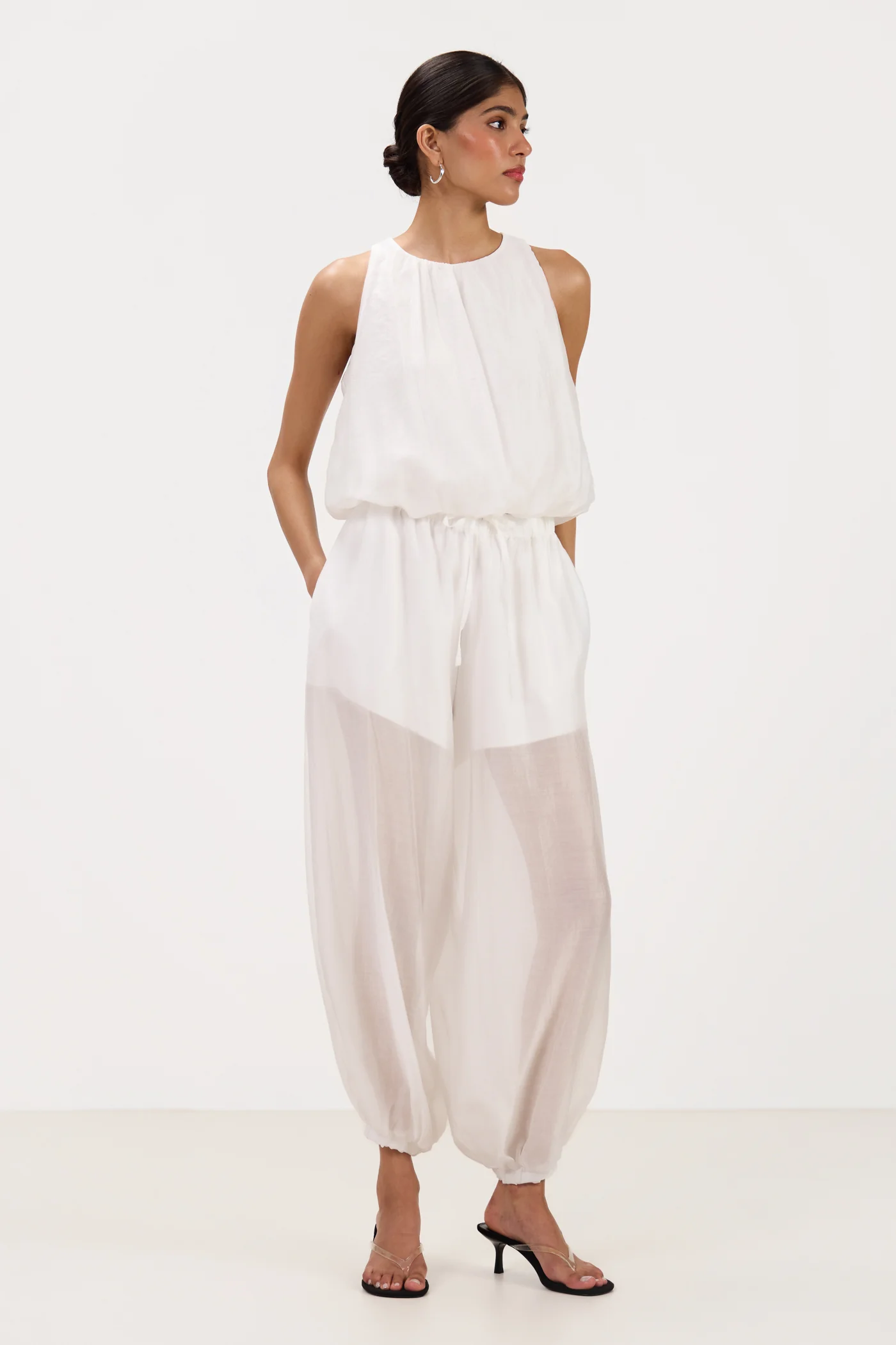 Jemima Balloon Top | White - Image 2