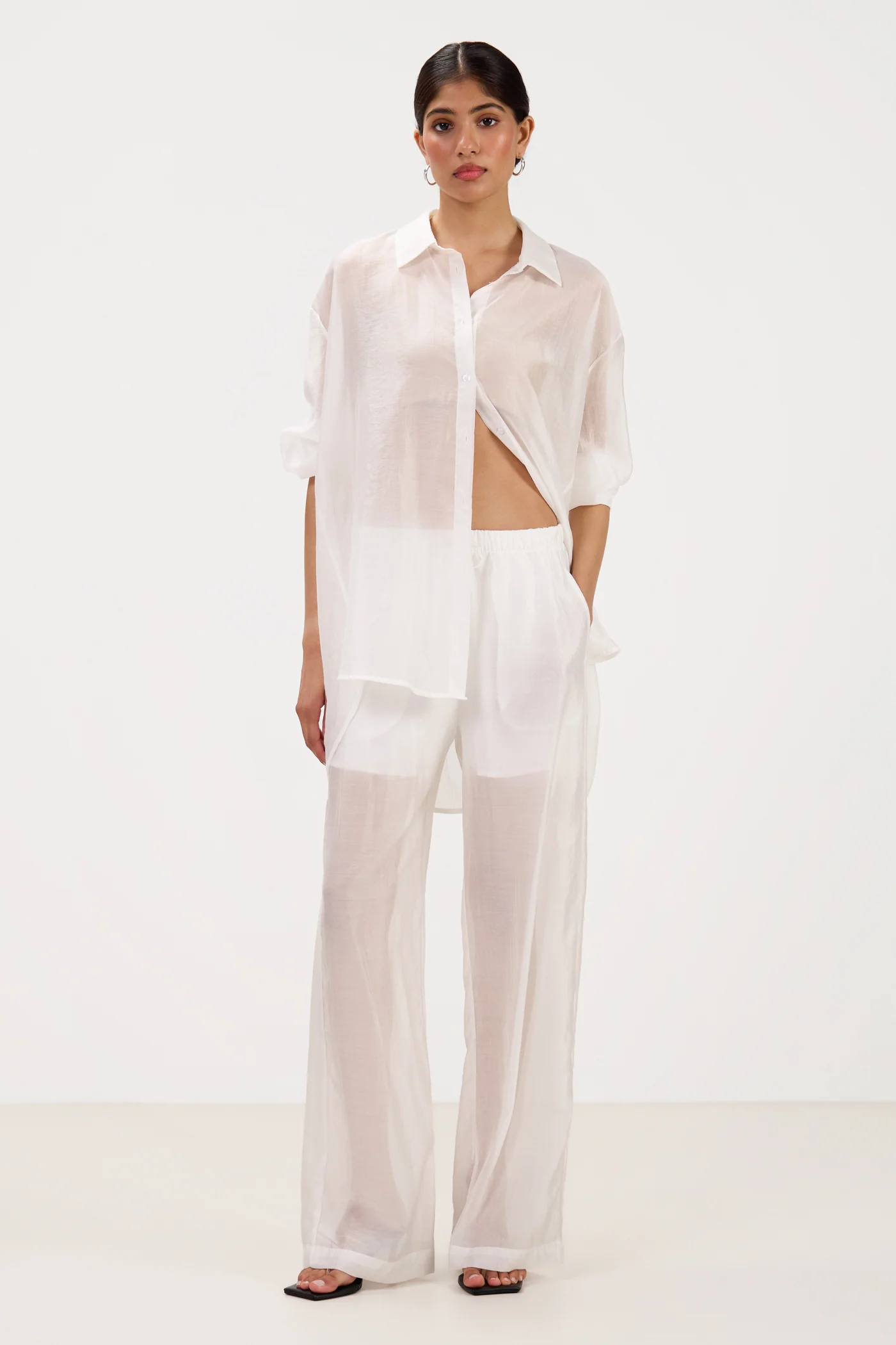 Jemima Oversized Shirt | White - Image 2