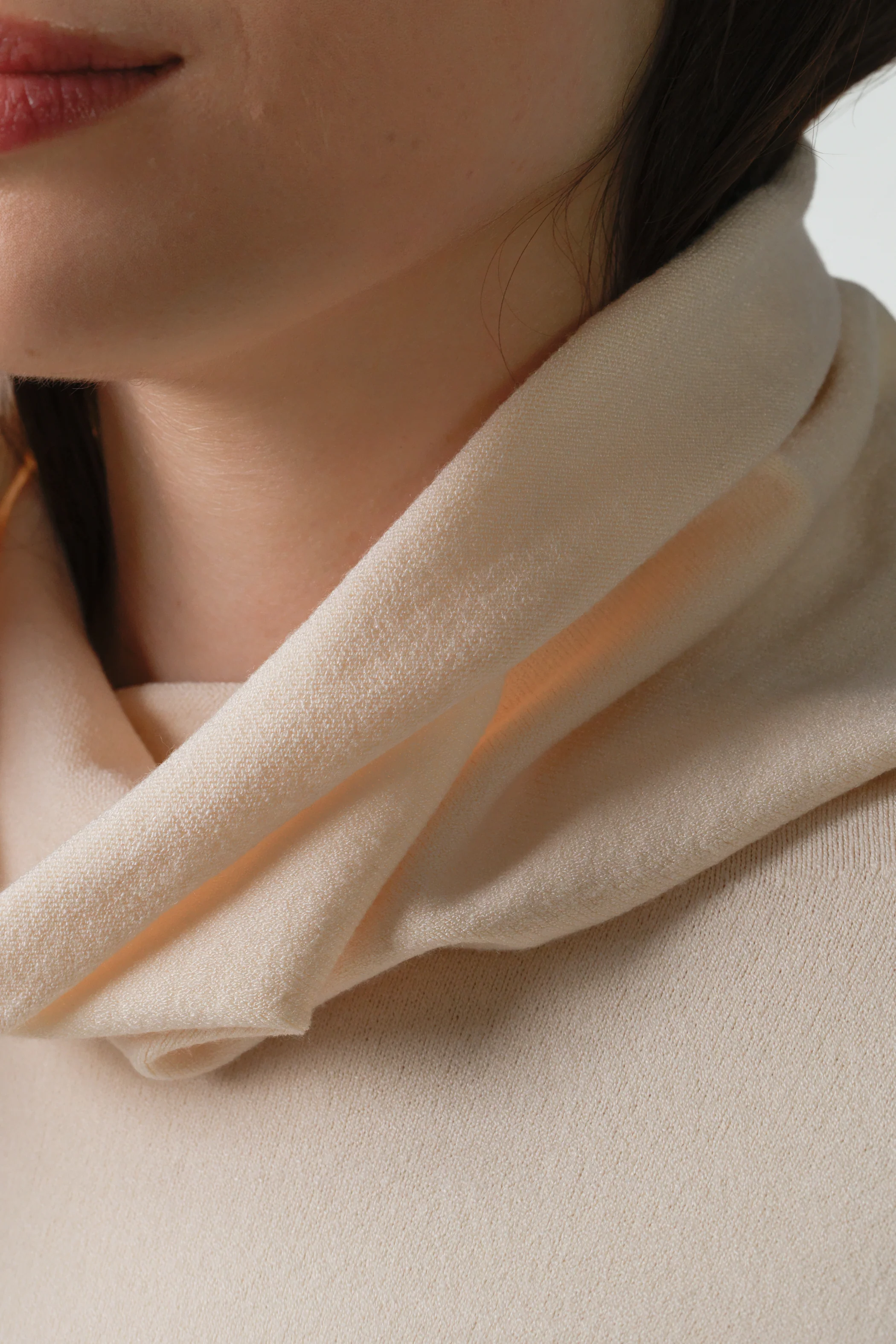 Kaia Roll Neck | Cream | Fine Knit - Image 6
