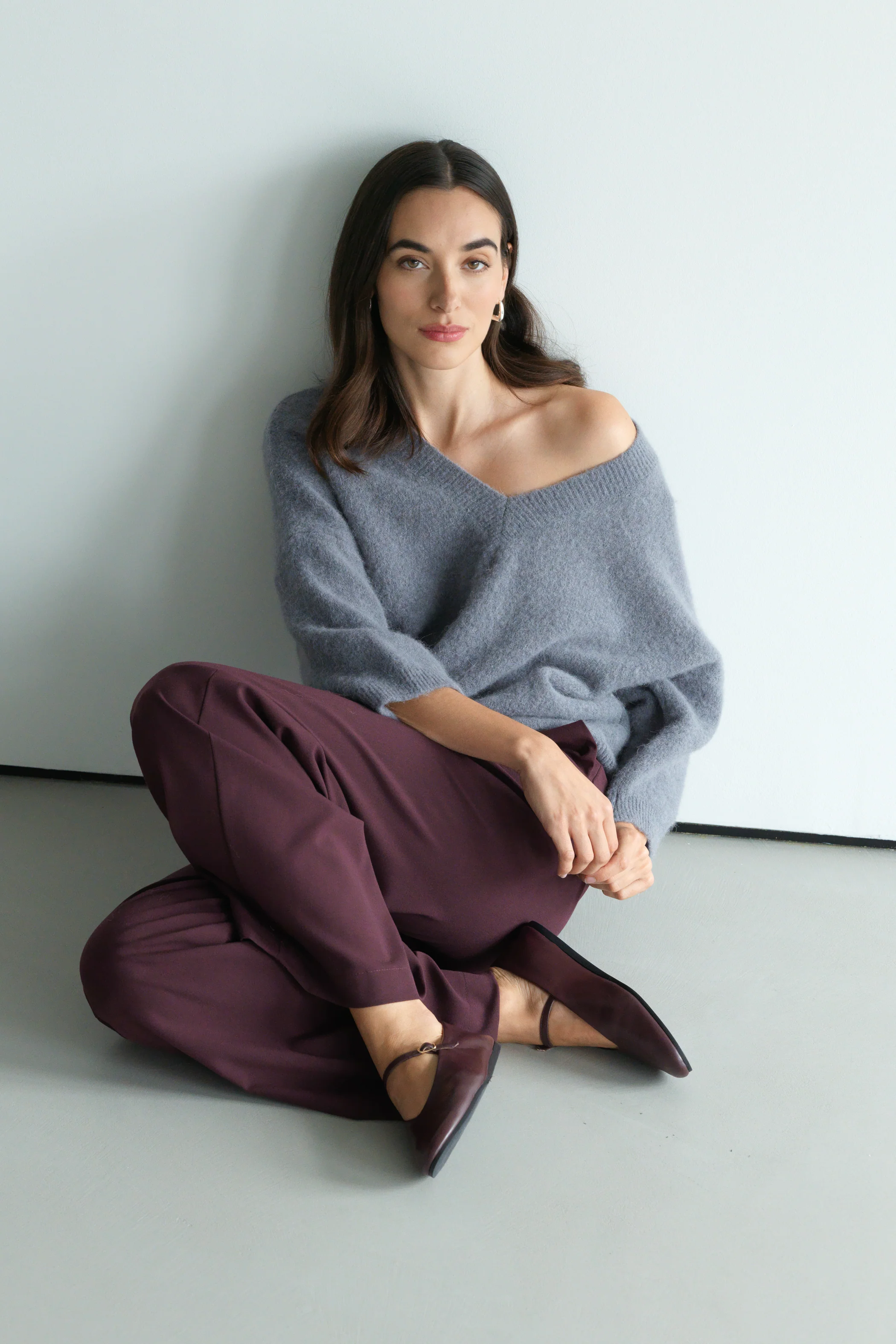 Kelly Sweater | Grey | Alpaca-Wool Blend - Image 2