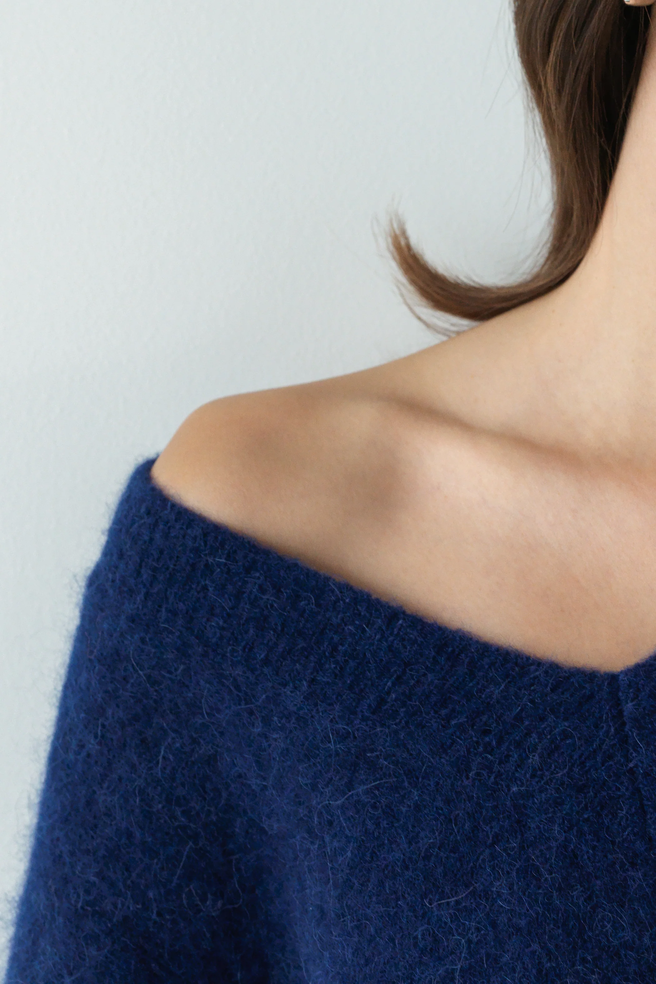 Kelly Sweater | Navy | Alpaca-Wool Blend - Image 2