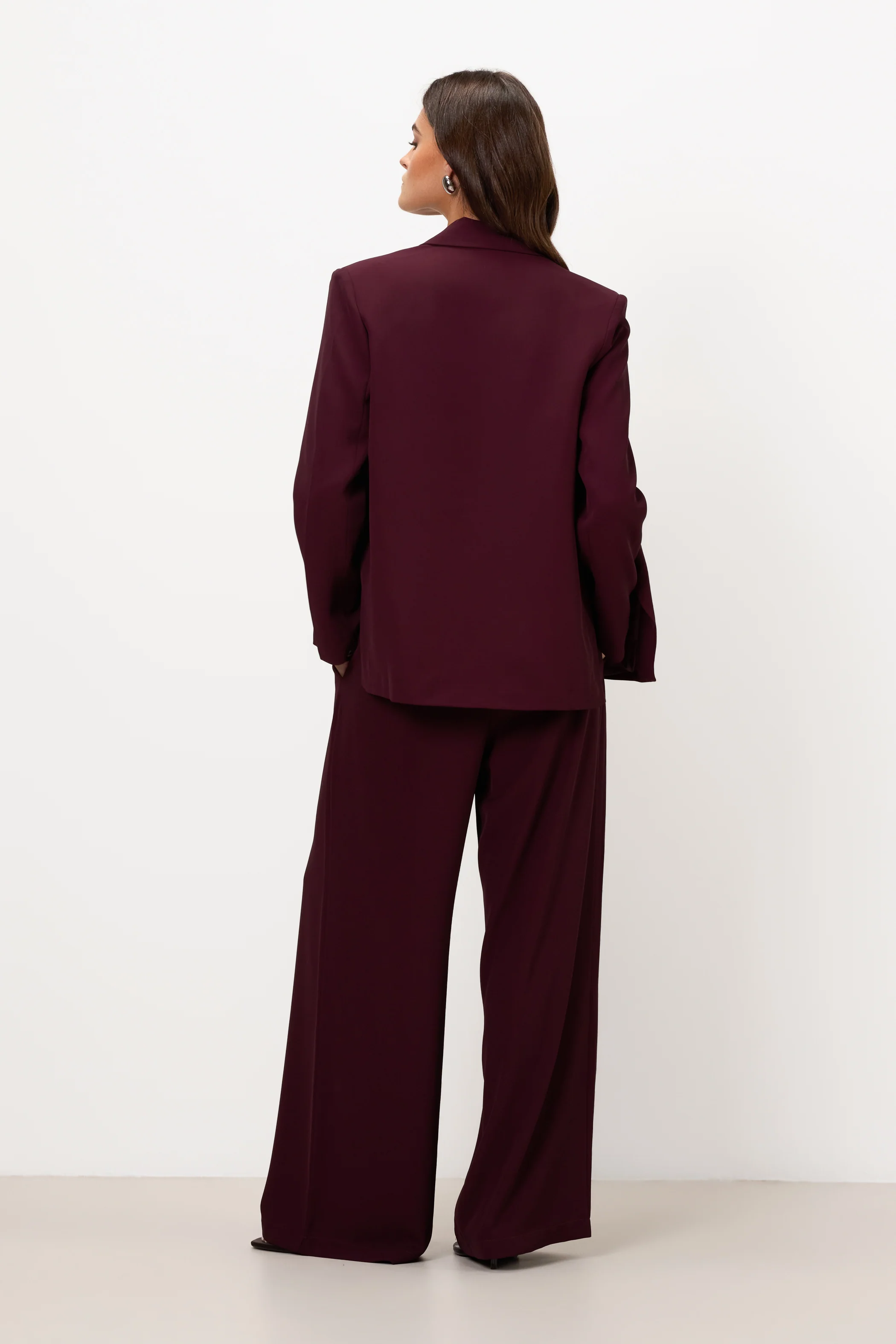 Lana Blazer | Burgundy - Image 4