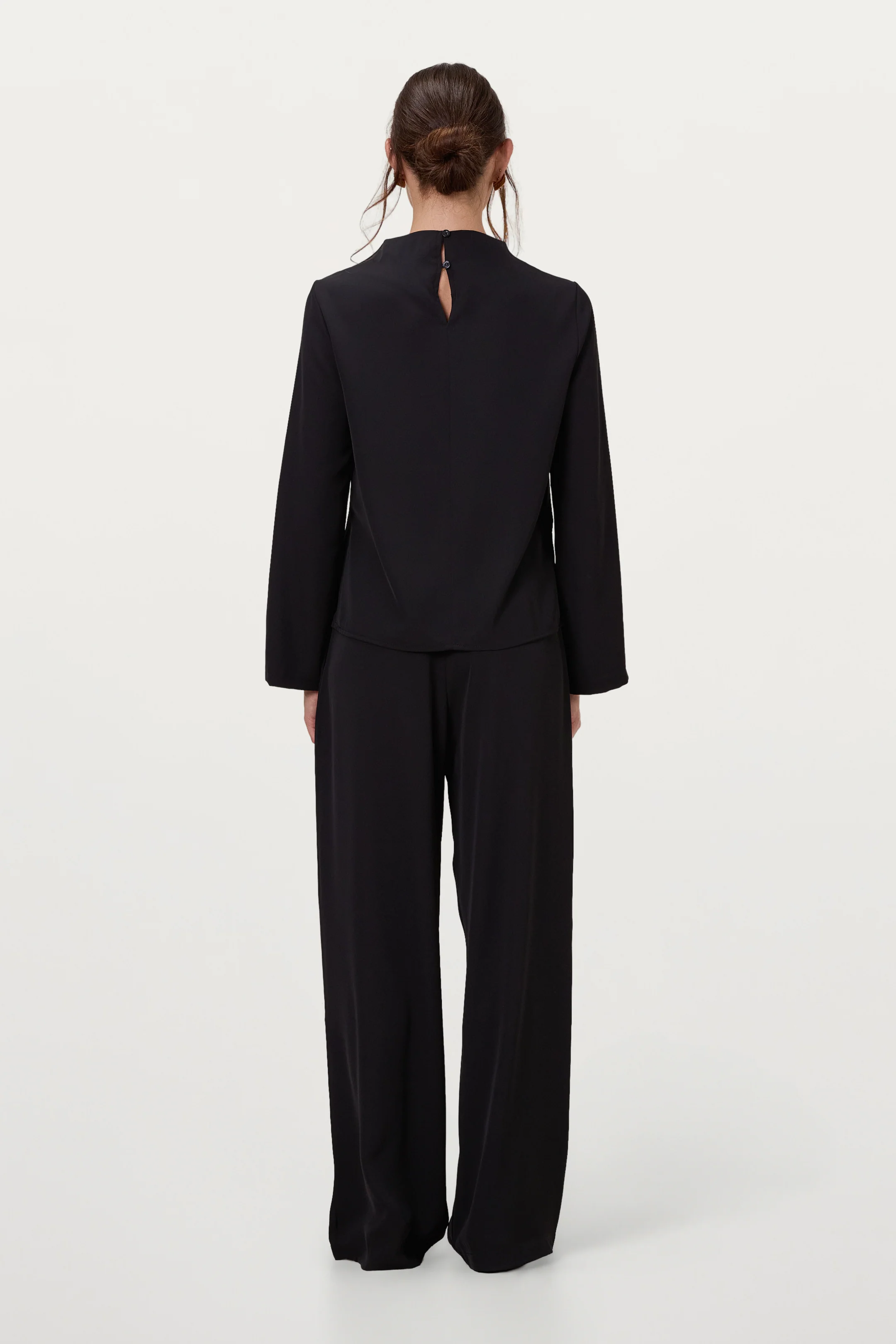 Lana High Neck Top | Black - Image 6