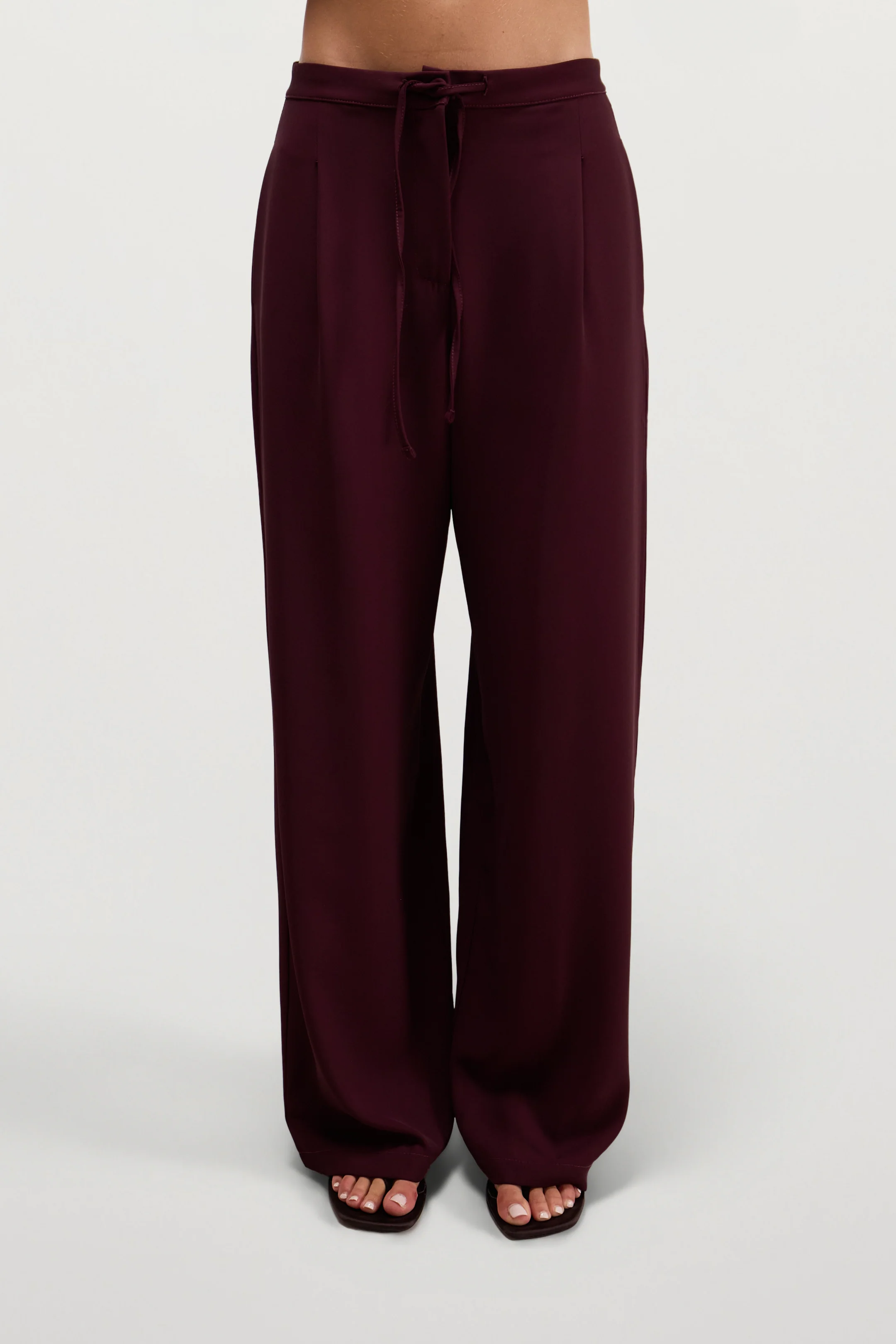 Lana Trousers | Burgundy - Image 6