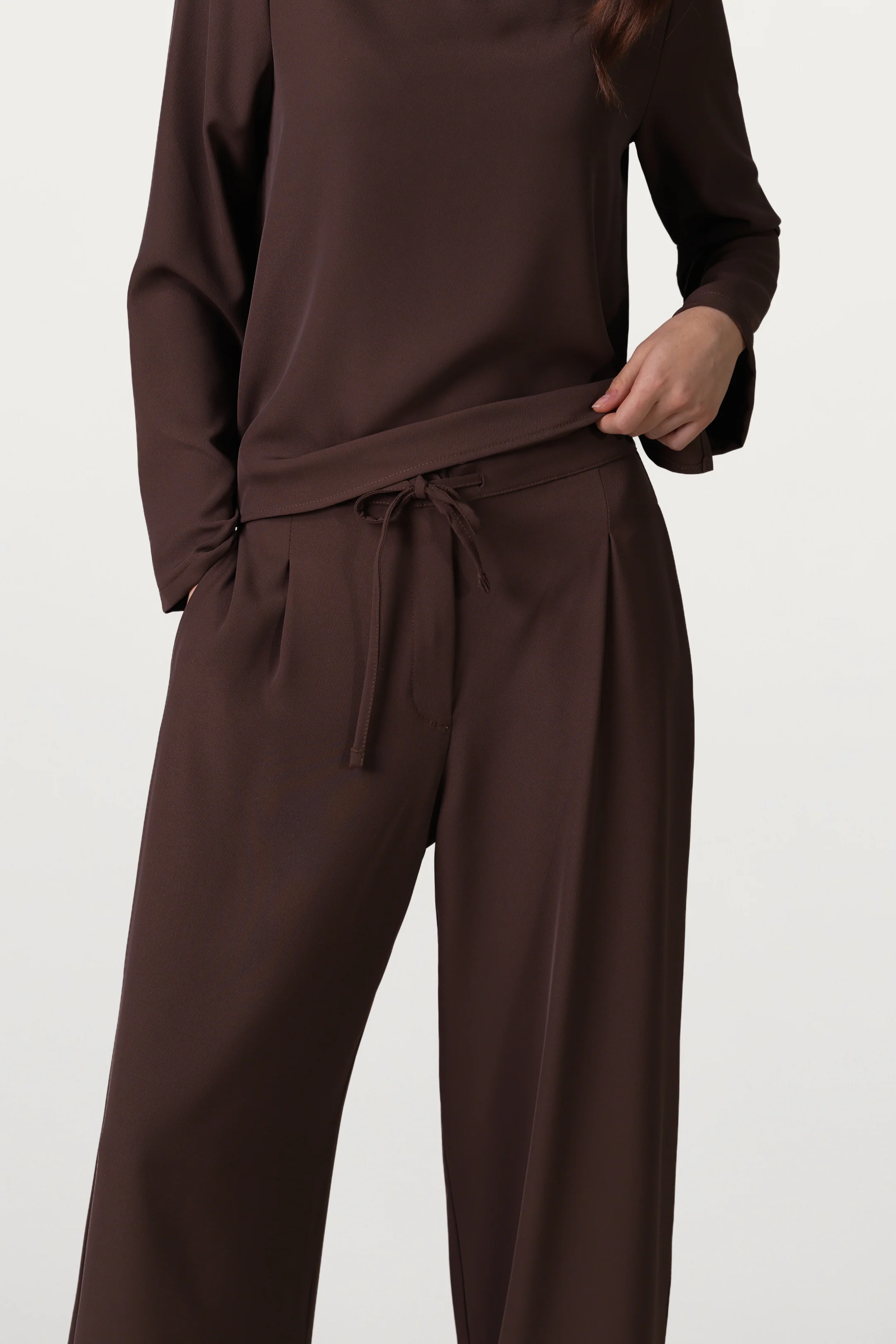 Lana Trousers | Espresso Brown - Image 2
