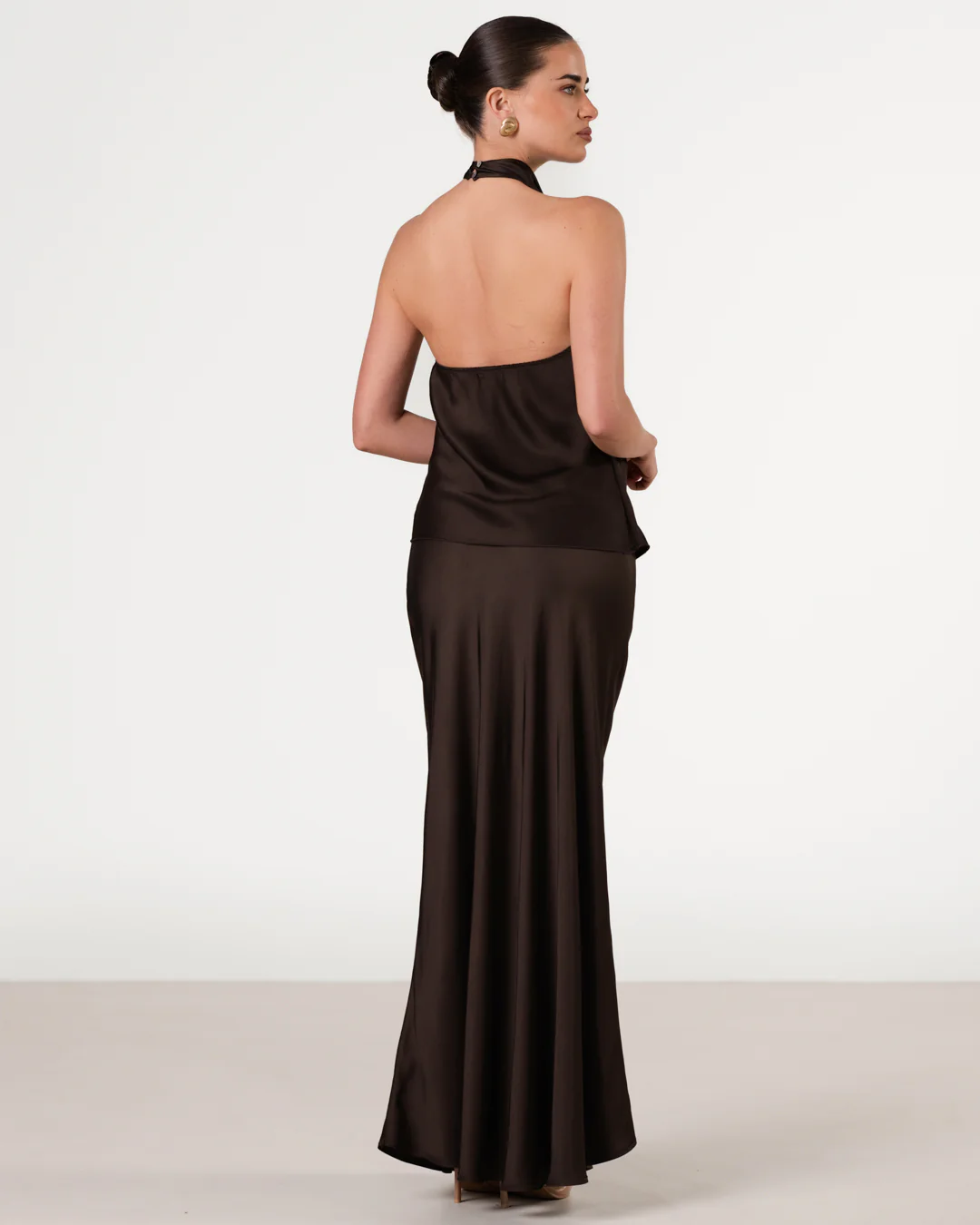 Carmen Backless Halterneck Top | Cocoa Soleil - Image 4