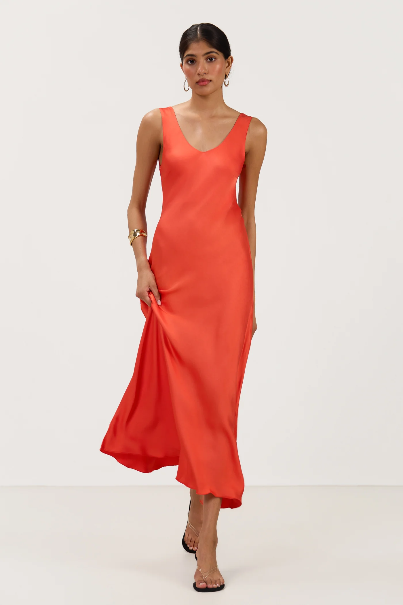 Liora Satin Maxi Dress | Fiesta - Image 3