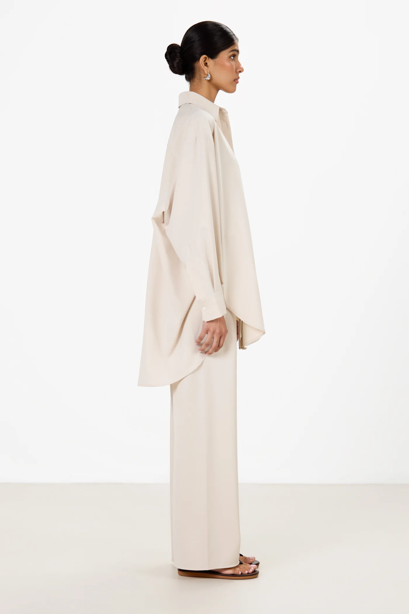 Liori Oversized Shirt | Mineral - Image 2