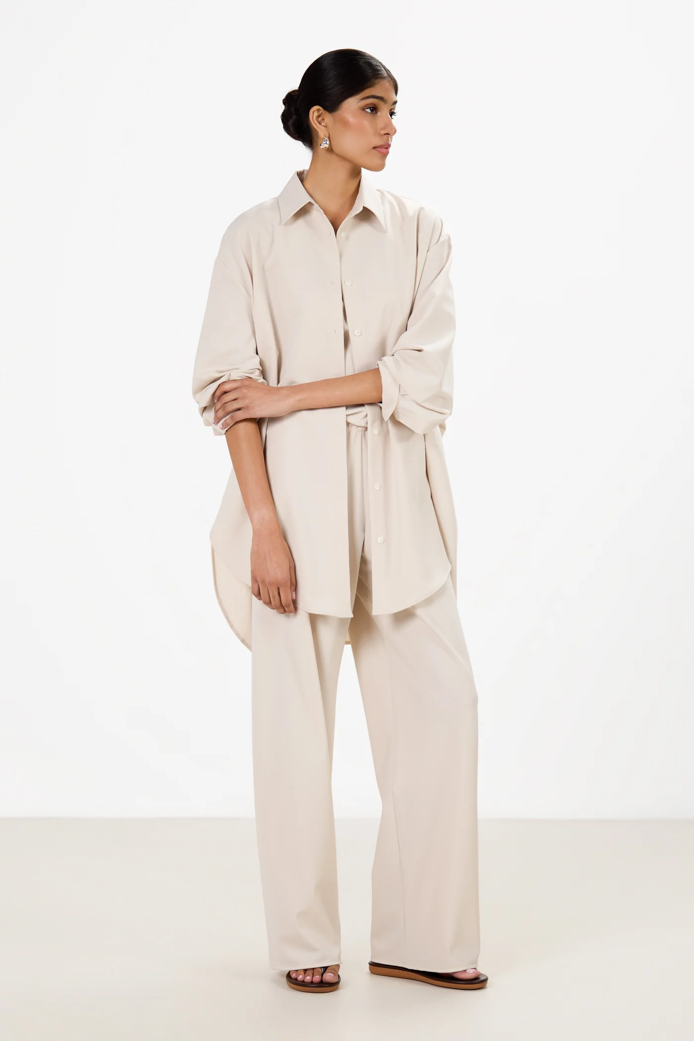Liori Oversized Shirt | Mineral - Image 5
