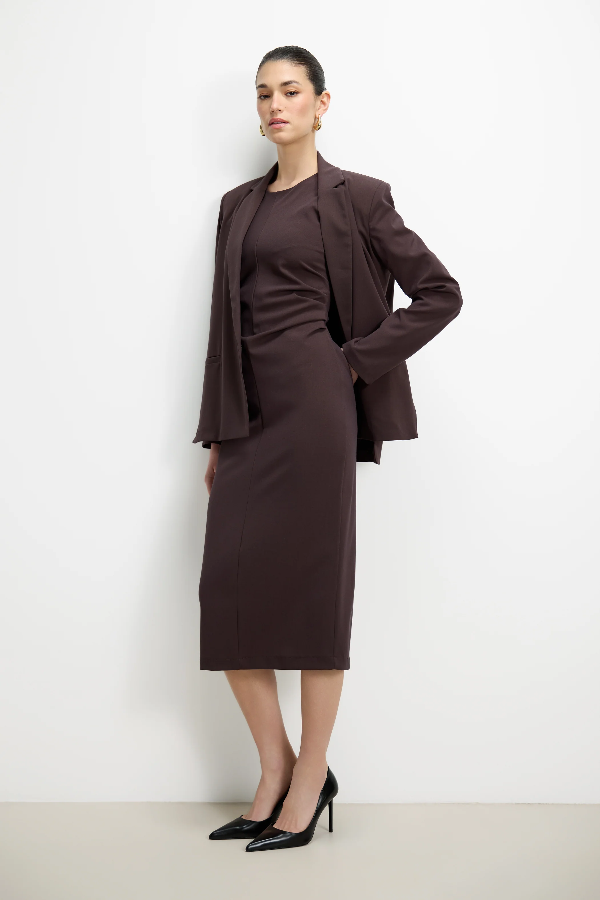 Neve Blazer | Espresso Brown - Image 2