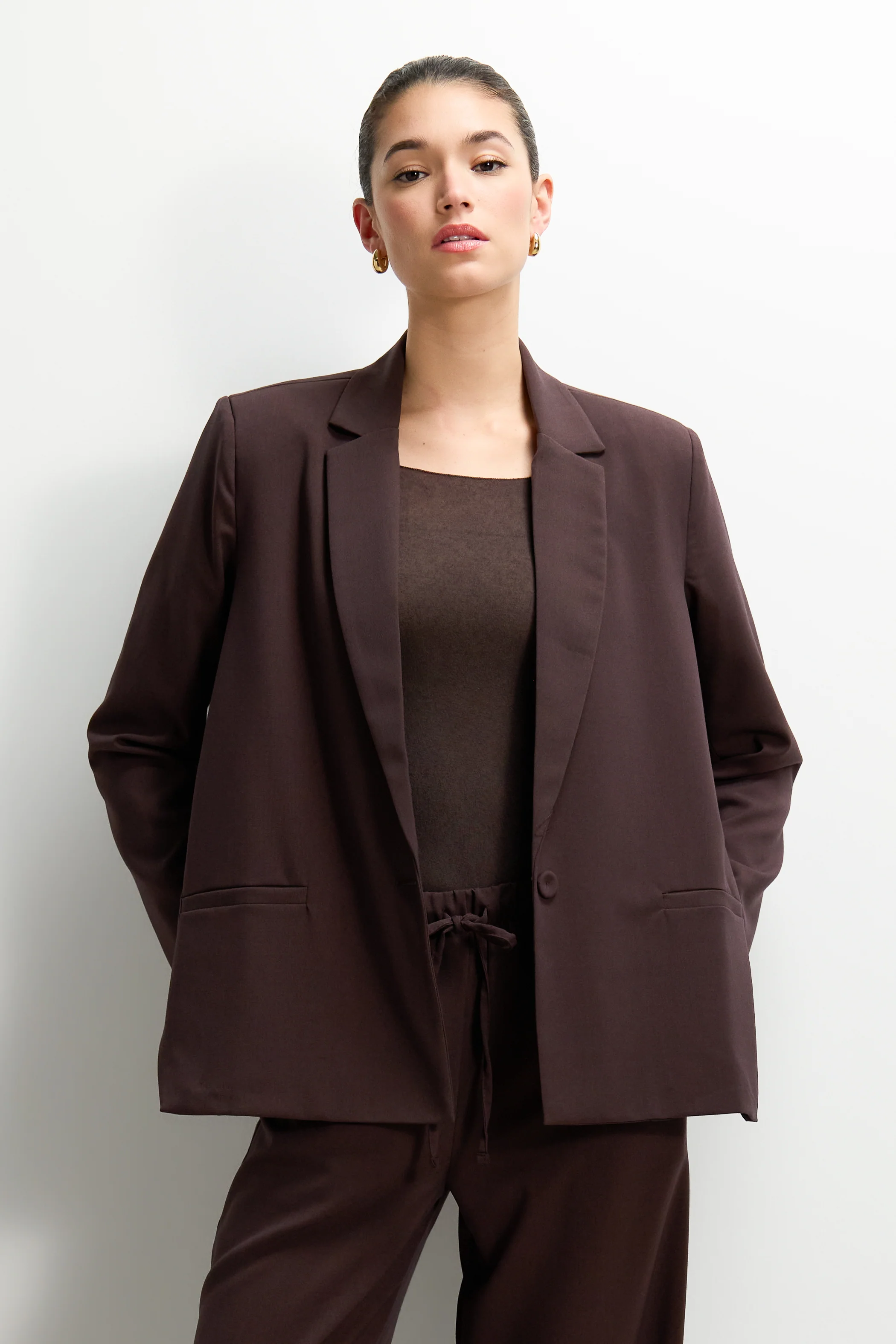 Neve Blazer | Espresso Brown - Image 7