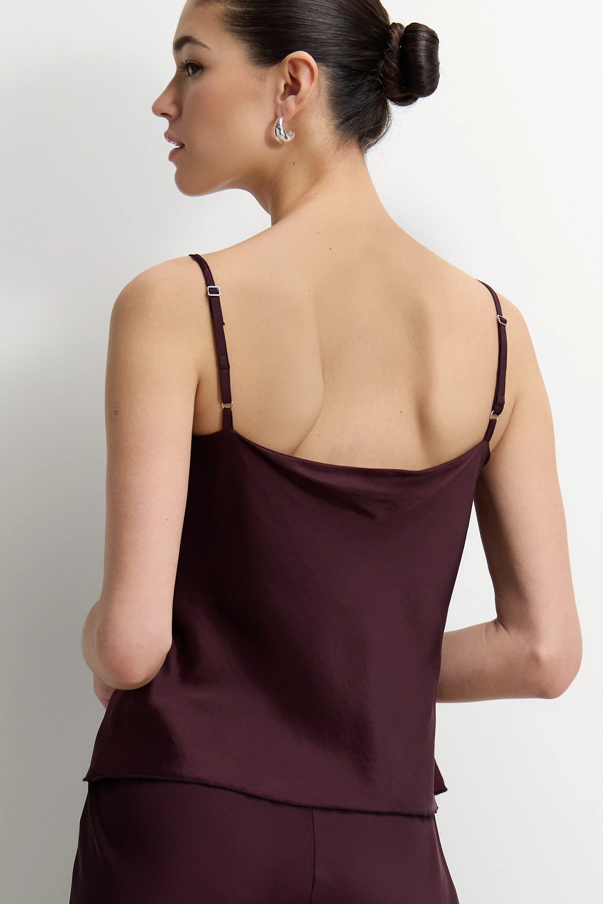 Odette Satin Vest | Amethyst Plum - Image 2