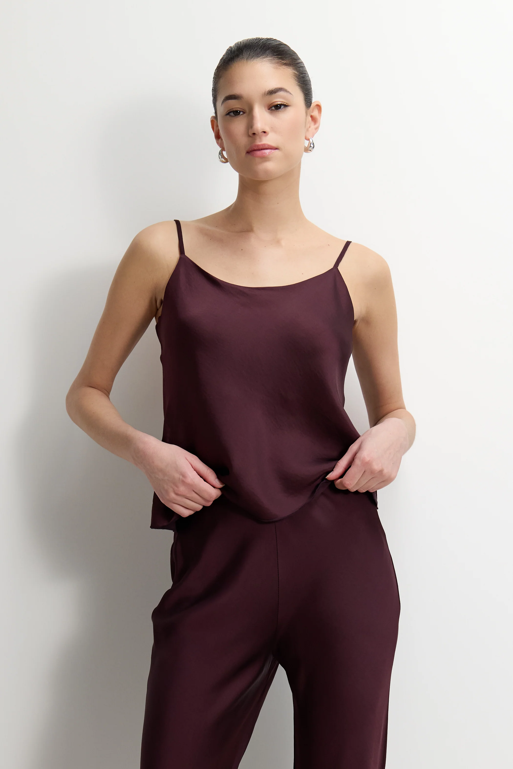 Odette Satin Vest | Amethyst Plum - Image 3