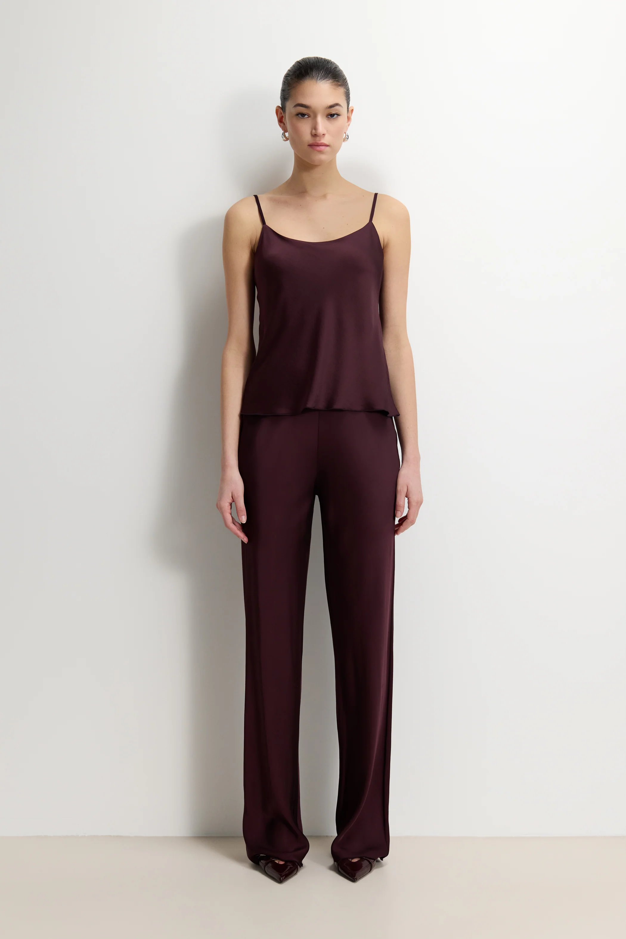 Odette Satin Vest | Amethyst Plum - Image 4