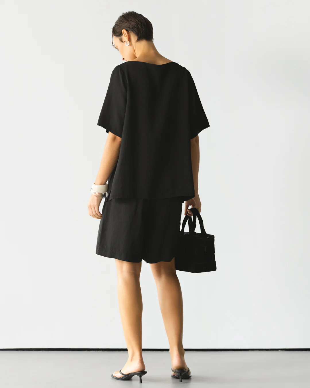 Esther Boxy Tee | Black - Image 5