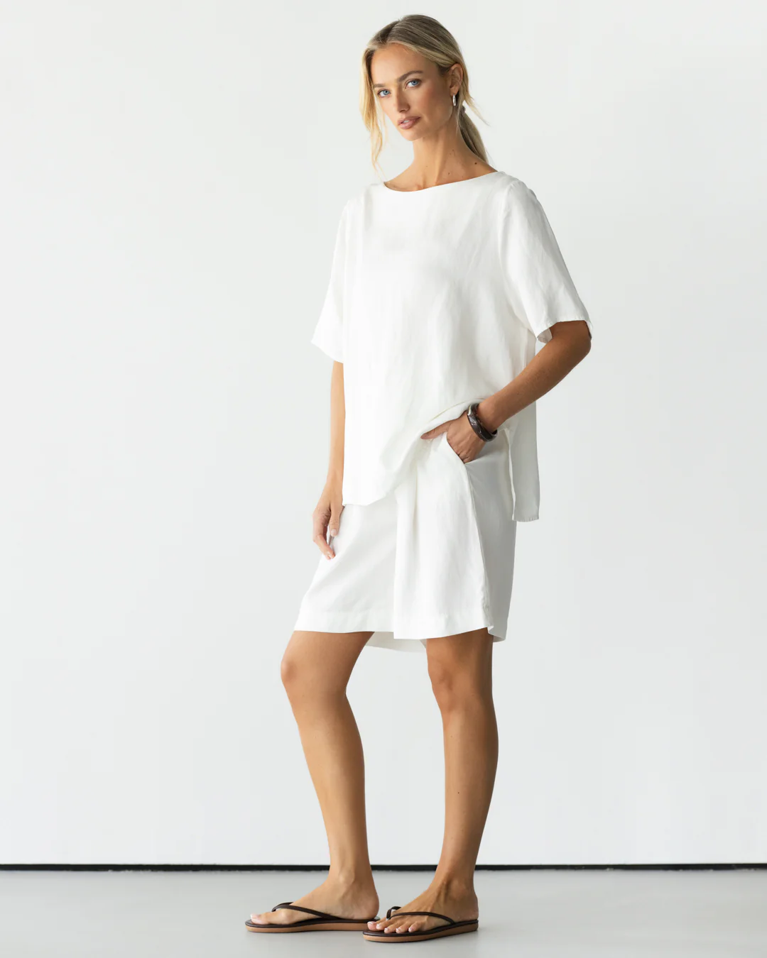 Esther Boxy Tee | White - Image 2
