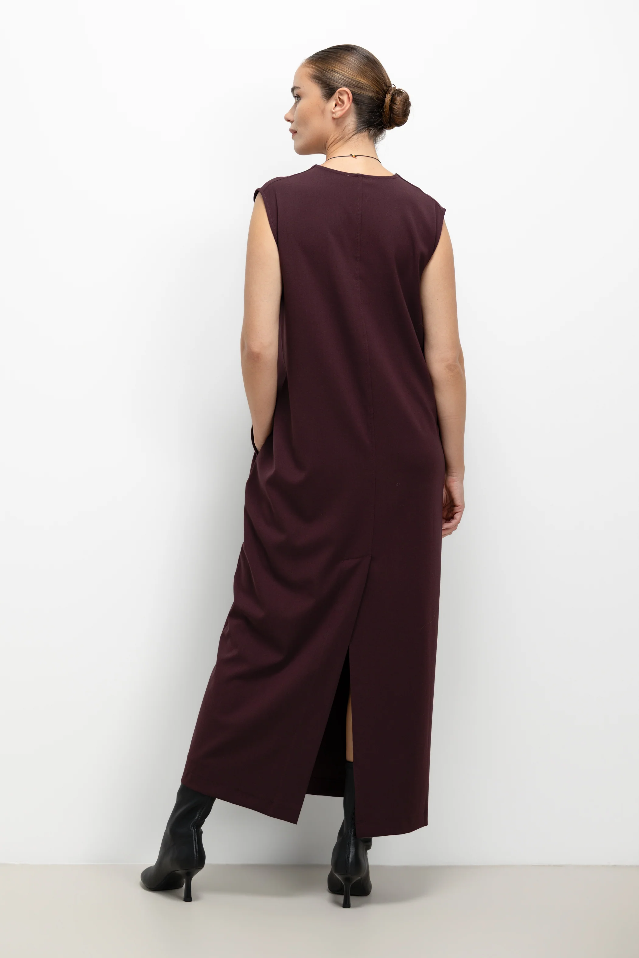 Neve Dress | Burgundy - Image 3