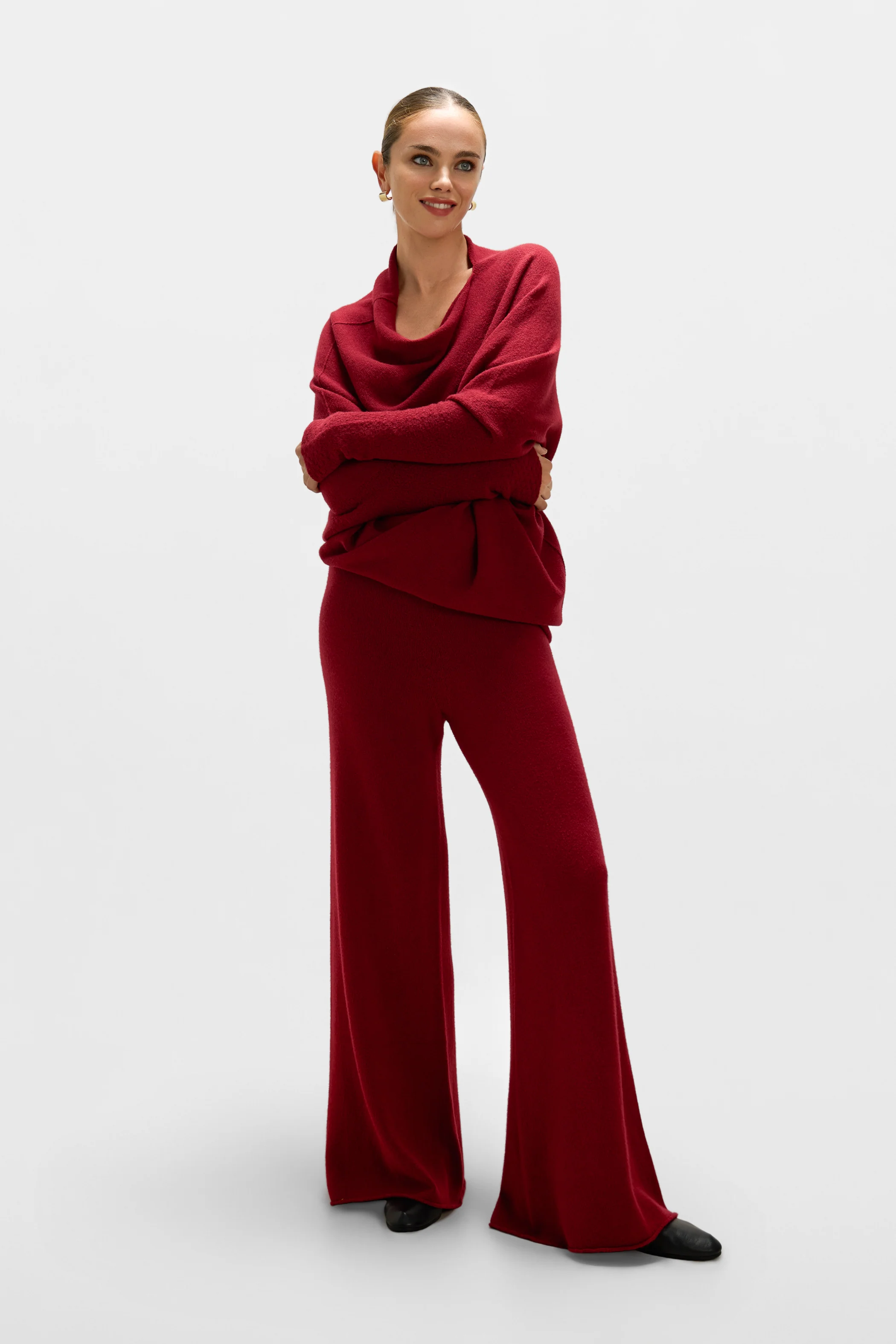 Relaxed Pants | Carmine Red