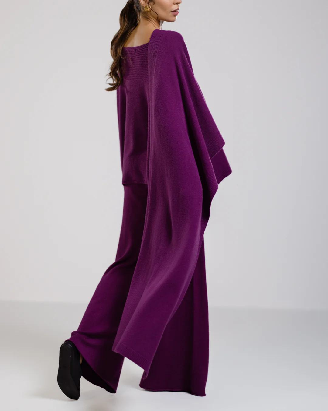Ribbed Shawl | Violet - Image 2