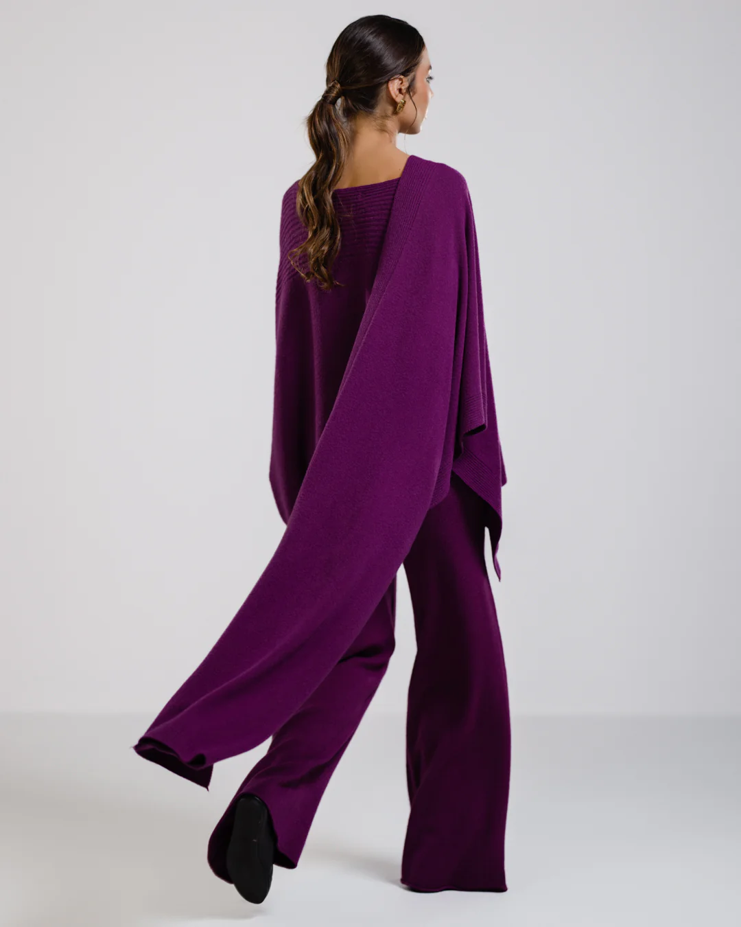 Ribbed Shawl | Violet - Image 5