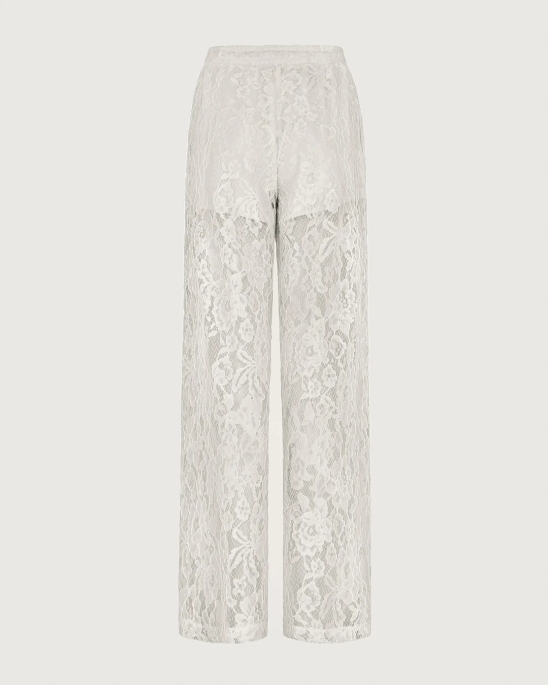 Roxie Lace Trousers | White - Image 3