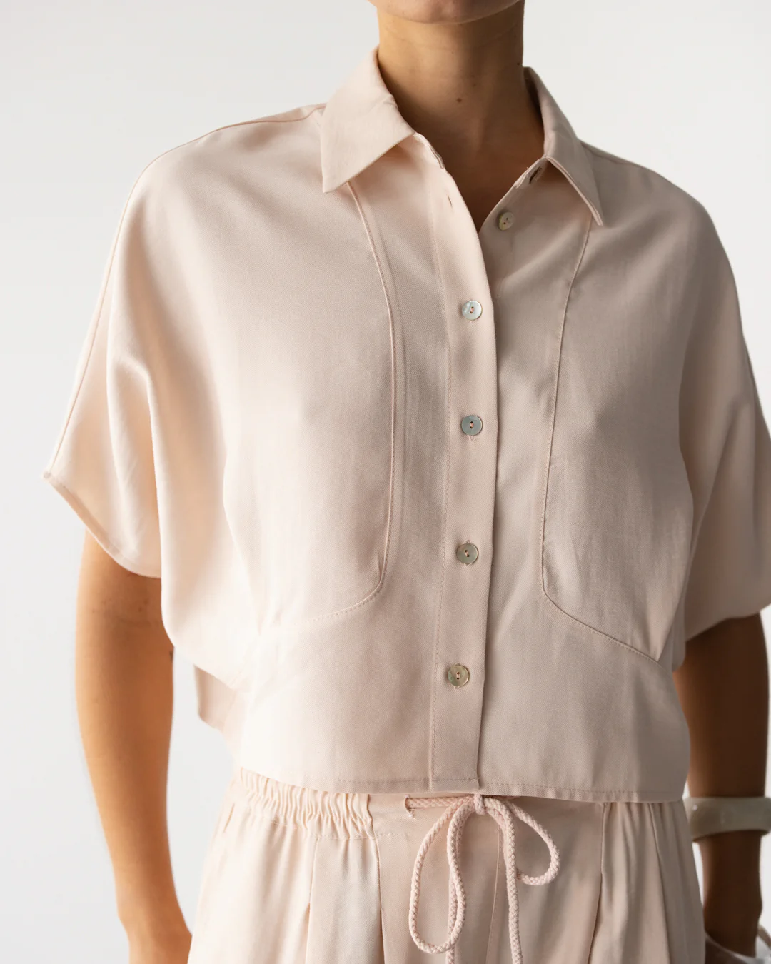 Serena Boxy Shirt | Dusty Pink - Image 5