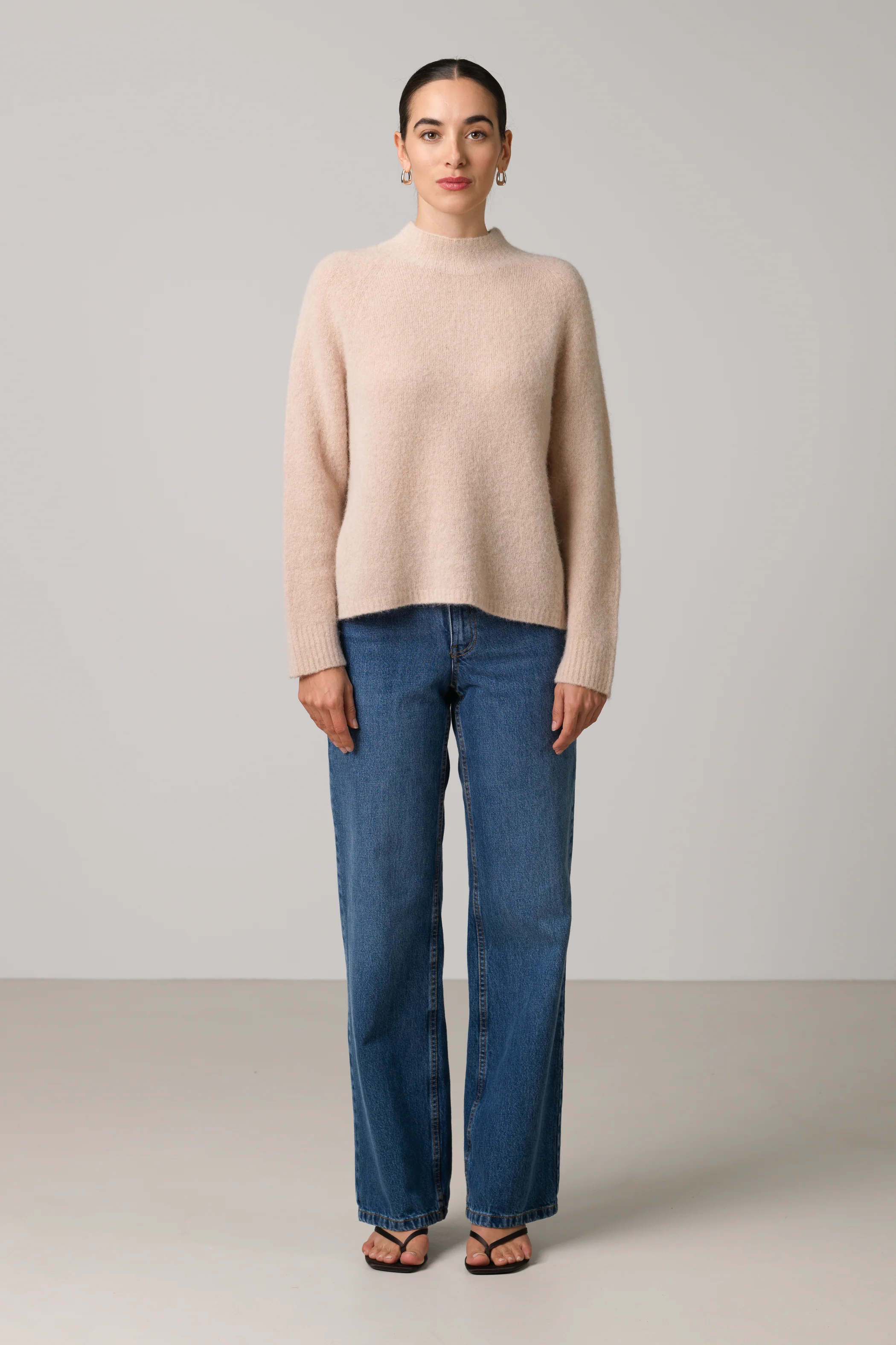 Sienna Sweater | Beige | Alpaca-Wool Blend - Image 2