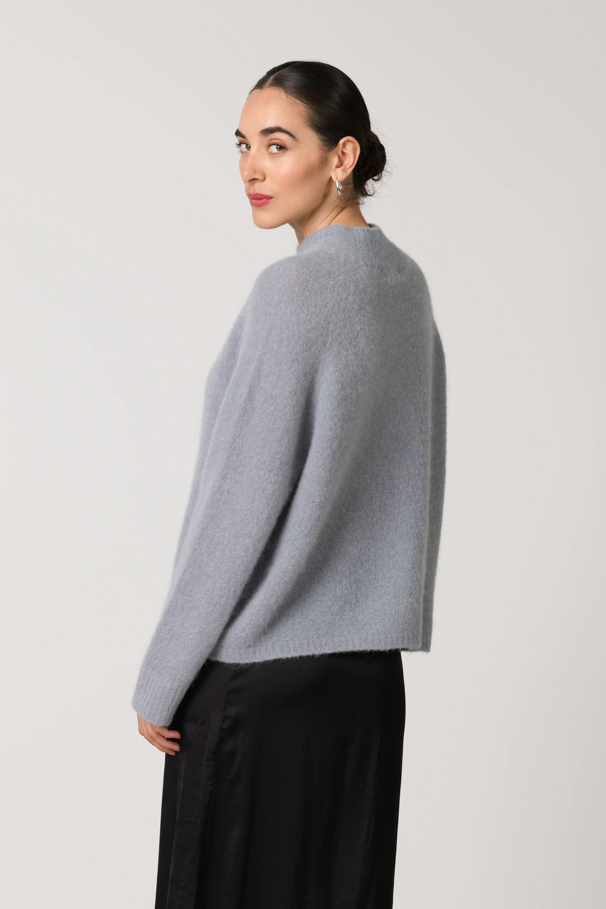 Sienna Sweater | Grey | Alpaca-Wool Blend - Image 2