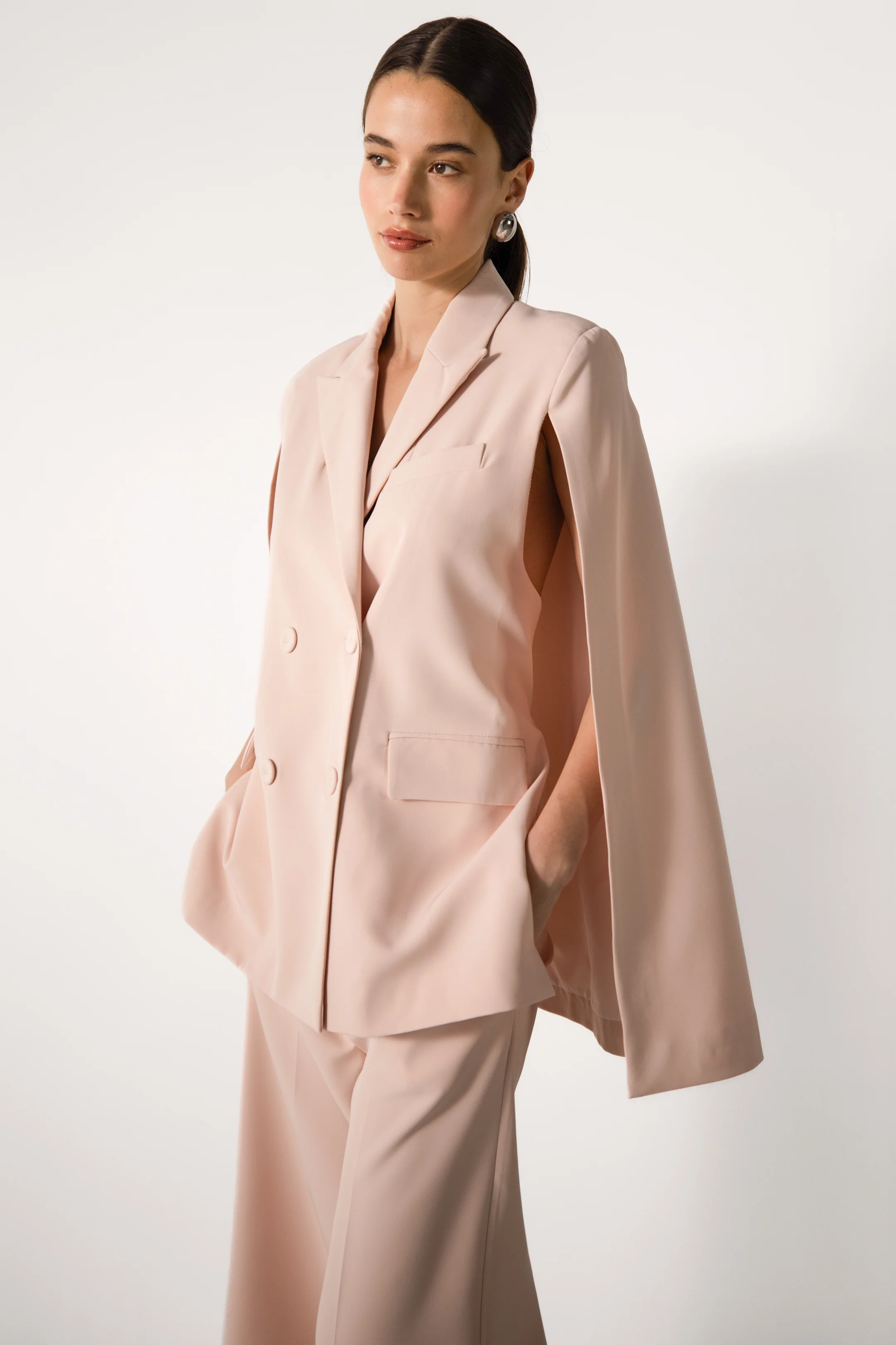 Spencer Tailored Blazer | Dusty Pink - Image 6